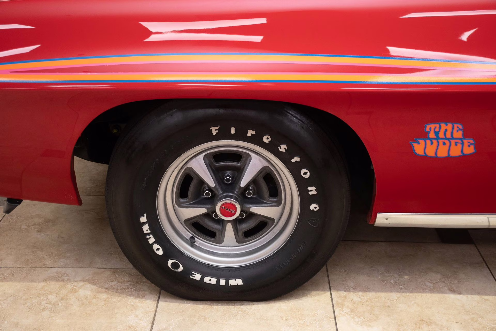 1970 Cardinal Red Pontiac GTO