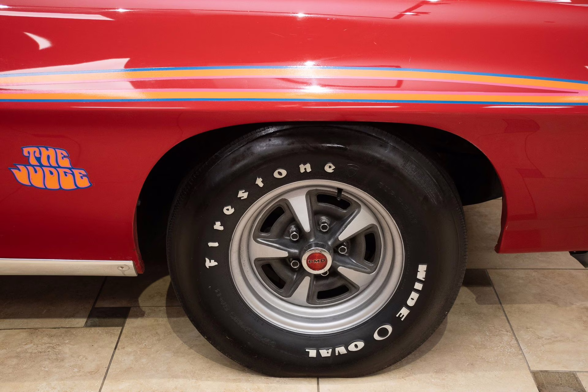 1970 Cardinal Red Pontiac GTO