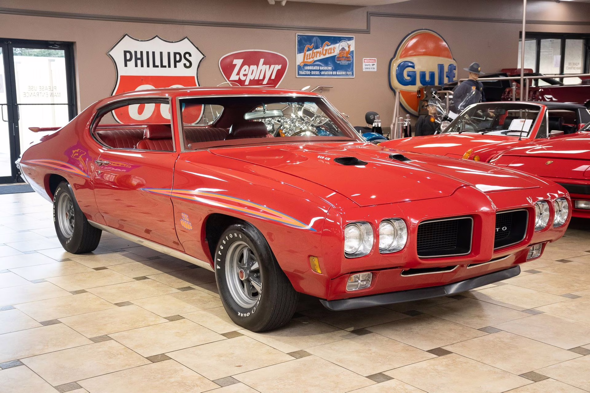 1970 Cardinal Red Pontiac GTO