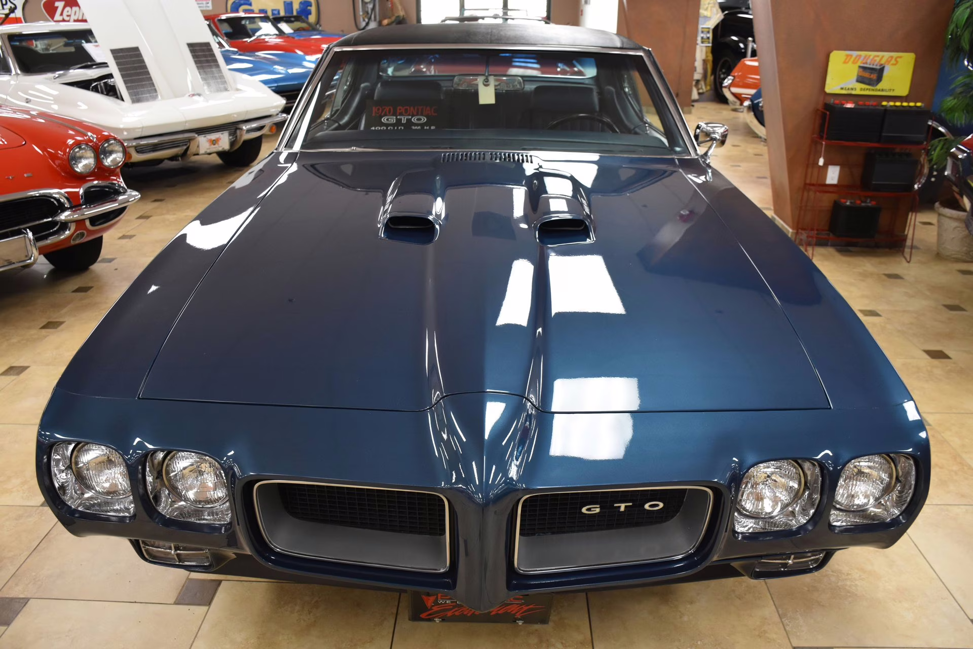 1970 Atoll Blue Pontiac GTO