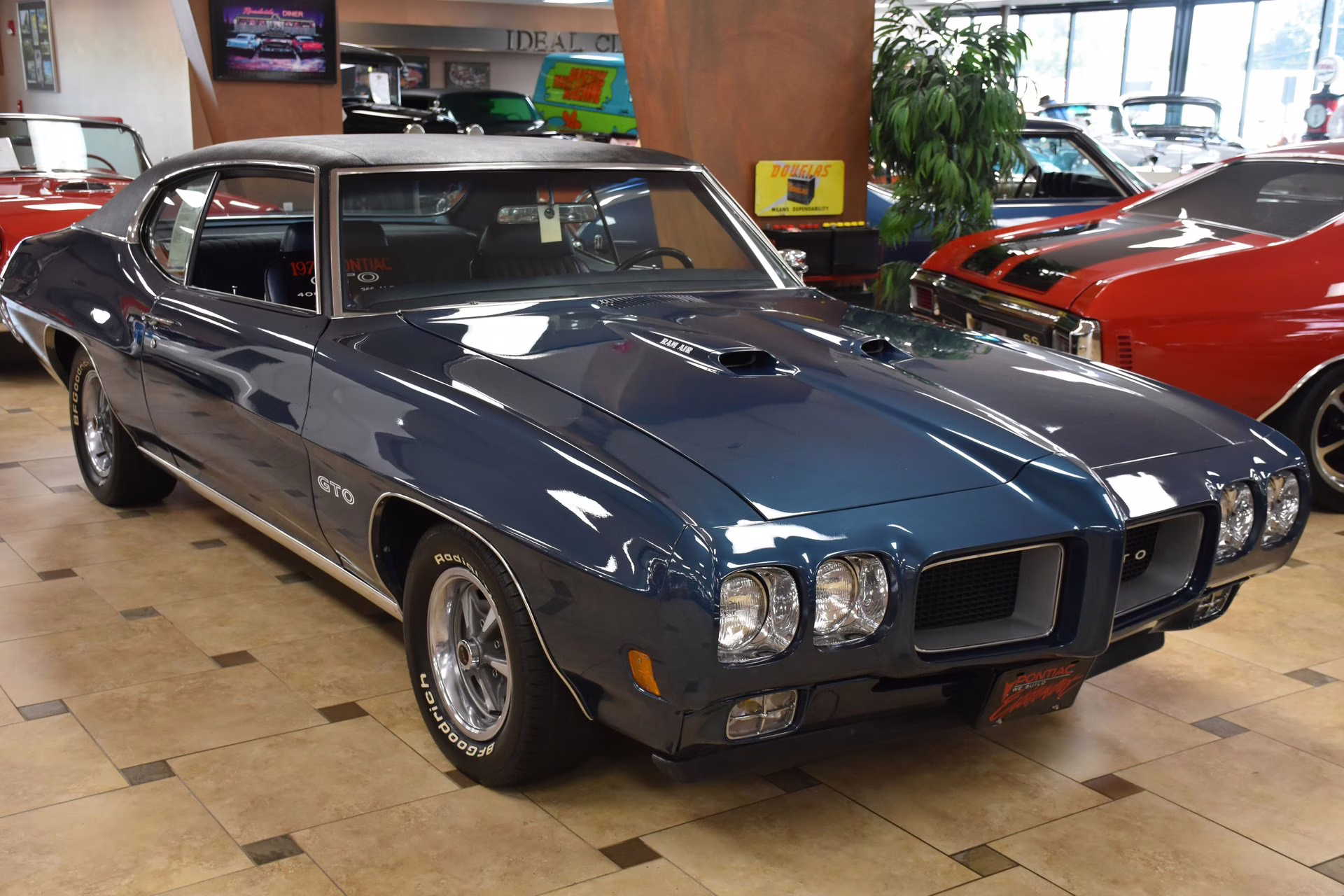 1970 Atoll Blue Pontiac GTO