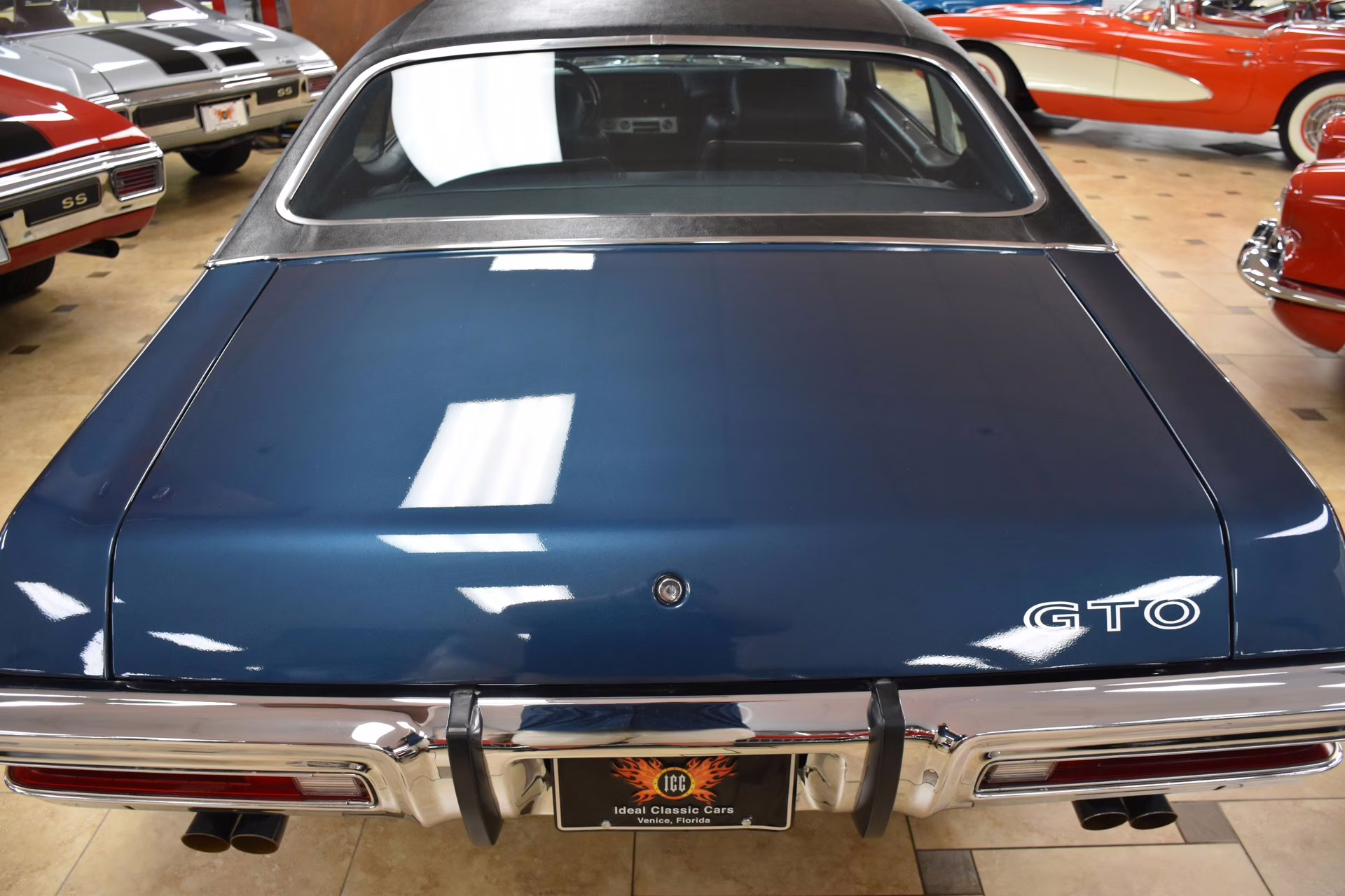 1970 Atoll Blue Pontiac GTO