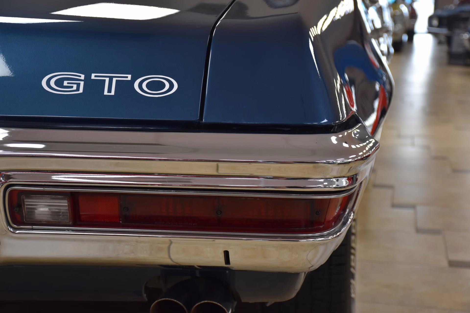 1970 Atoll Blue Pontiac GTO