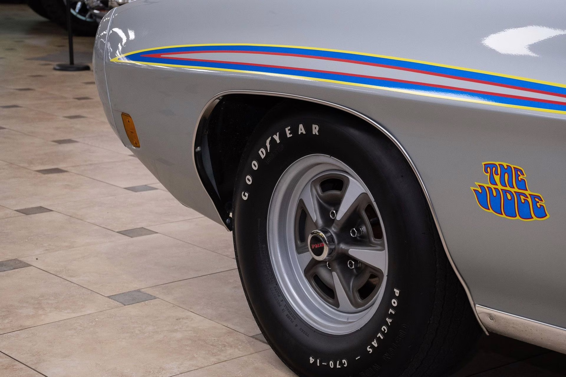 1970 Palladium Silver Pontiac GTO