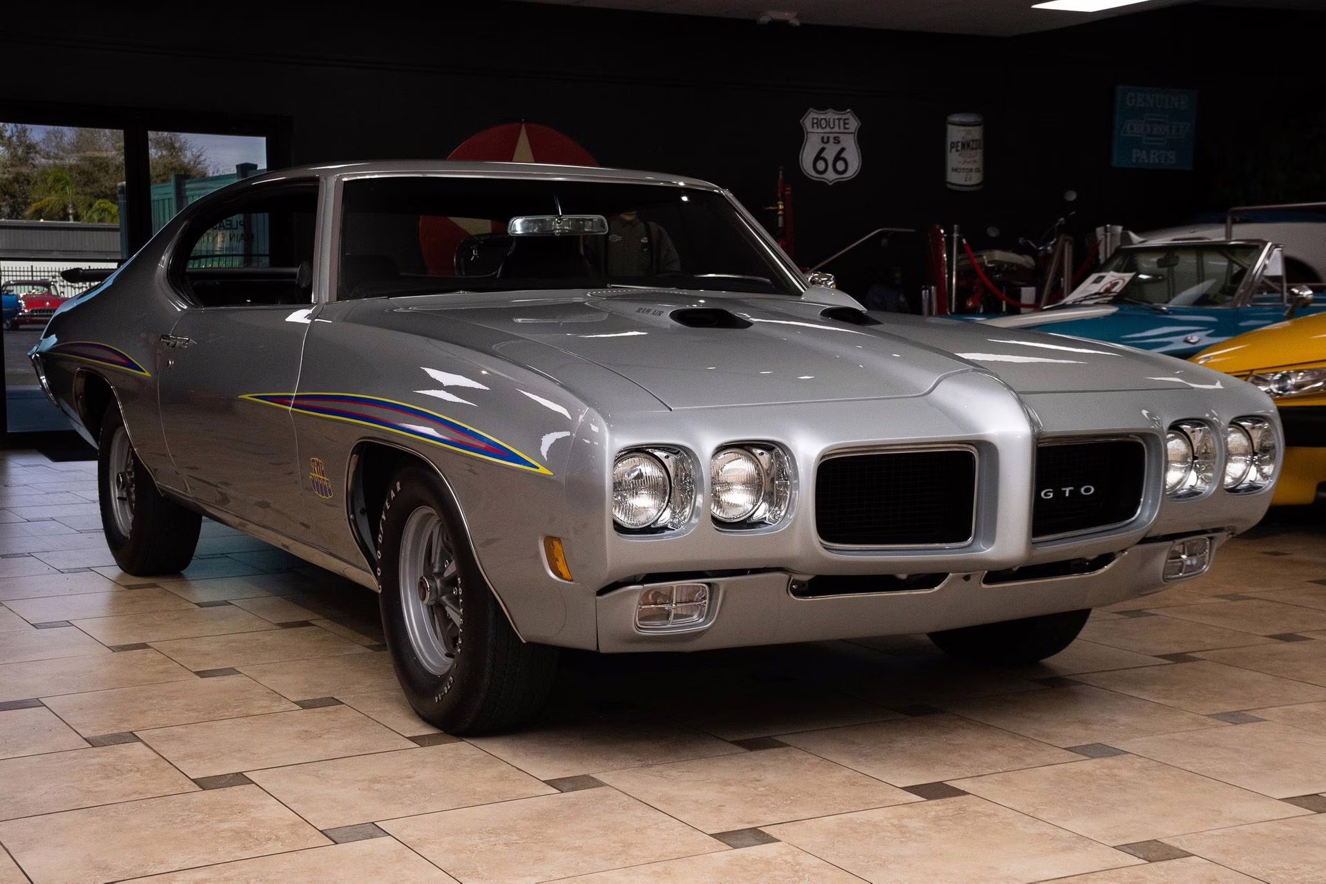 1970 Palladium Silver Pontiac GTO
