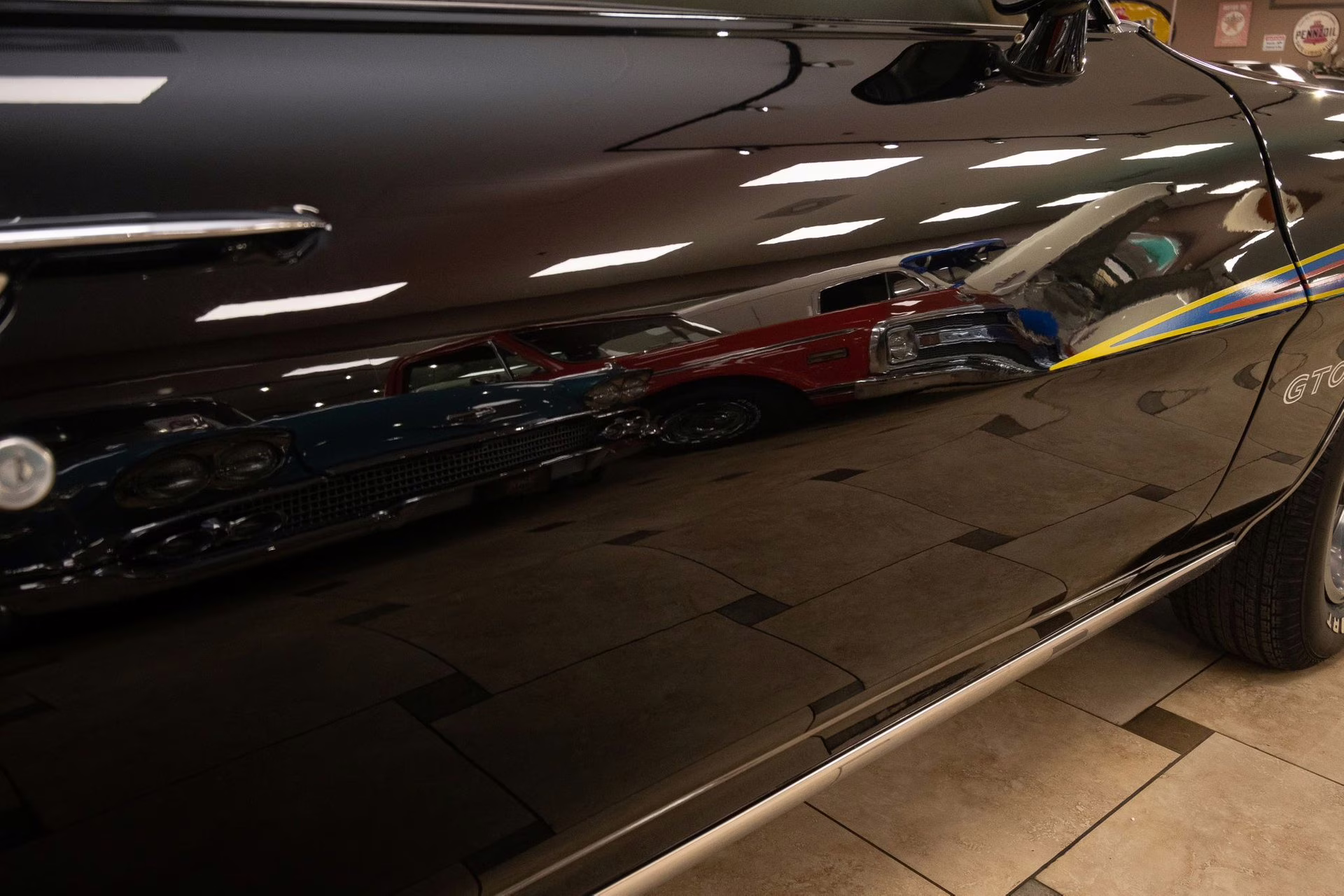 1971 Black Pontiac GTO