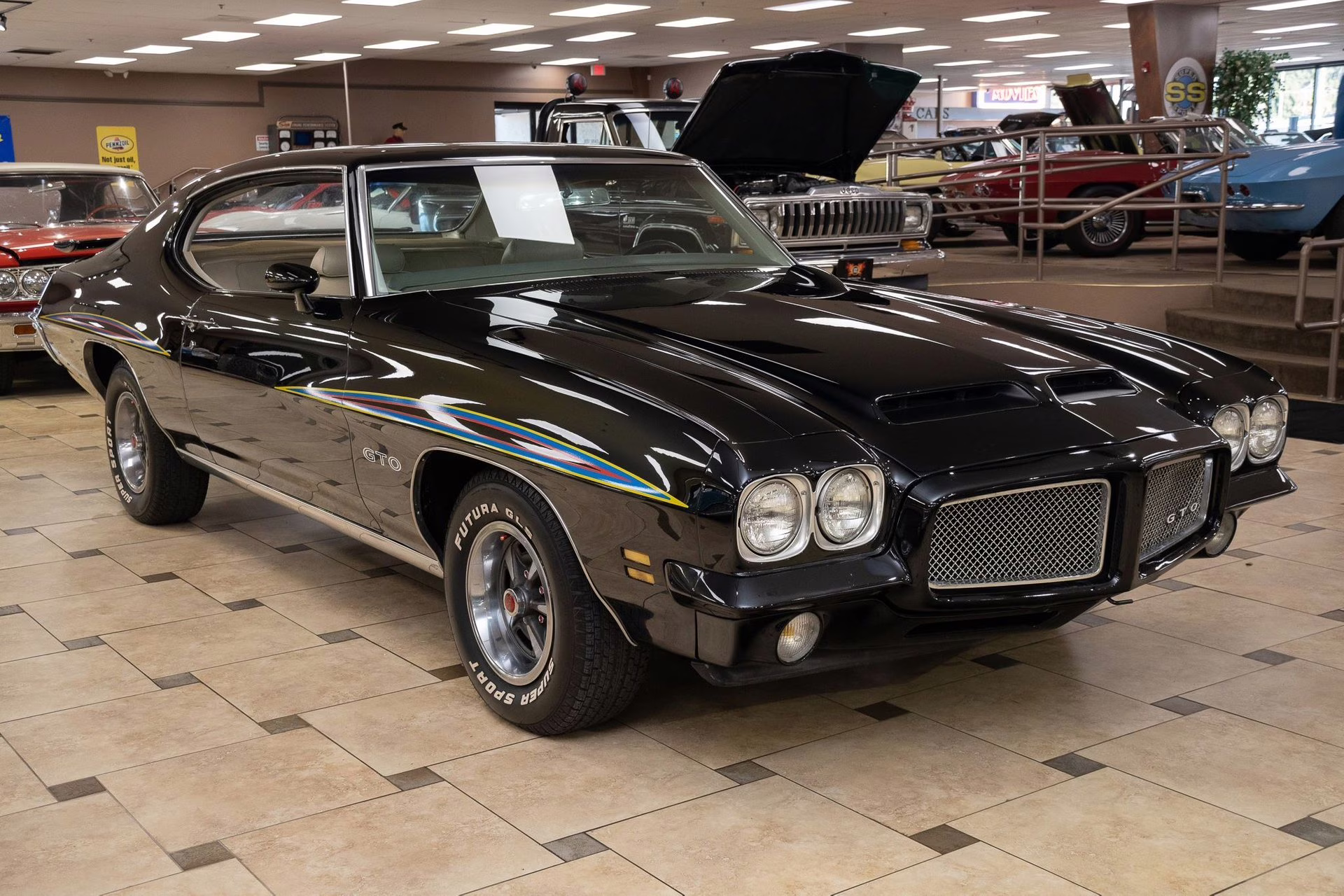 1971 Black Pontiac GTO