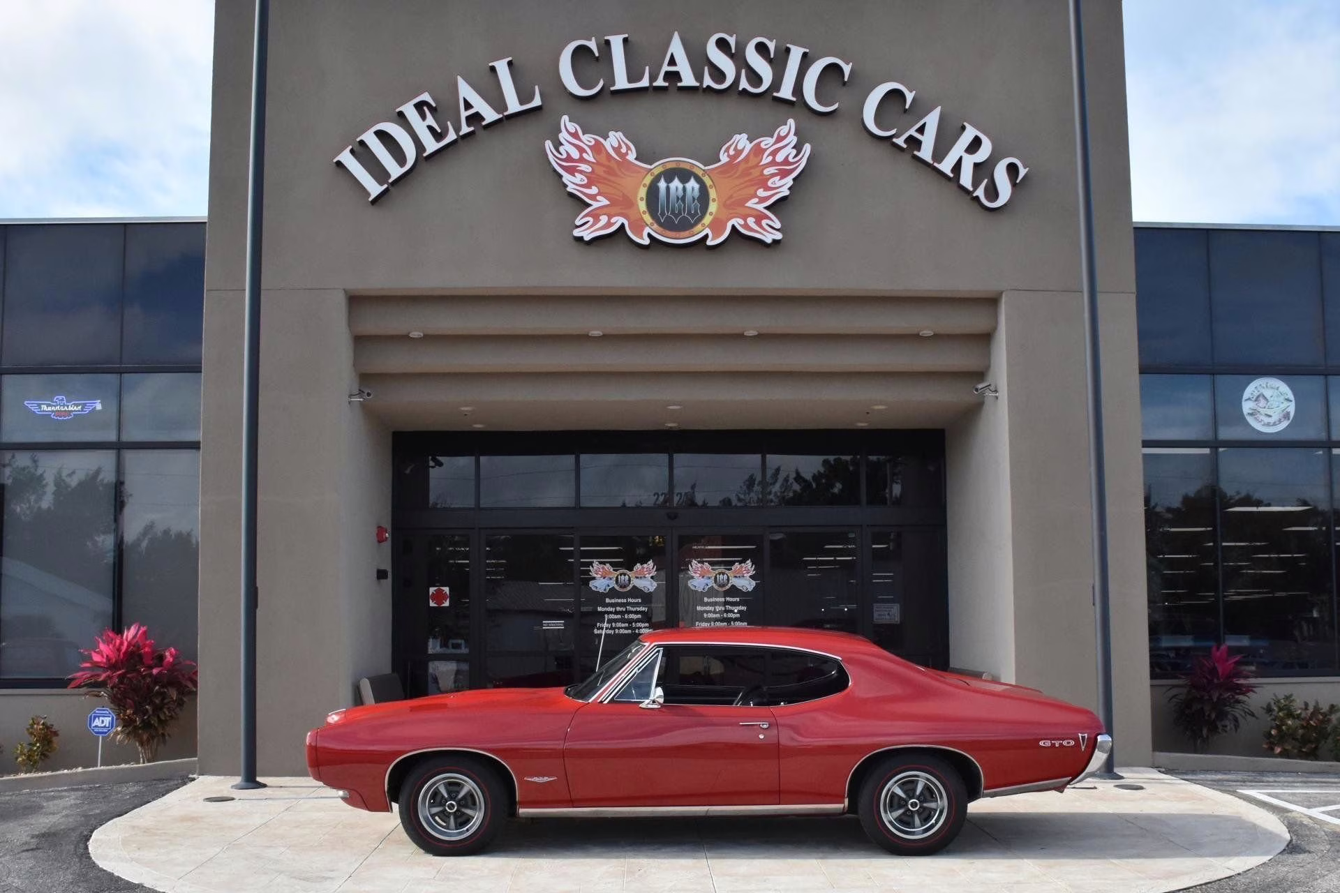 1968 Red Pontiac GTO Coupe