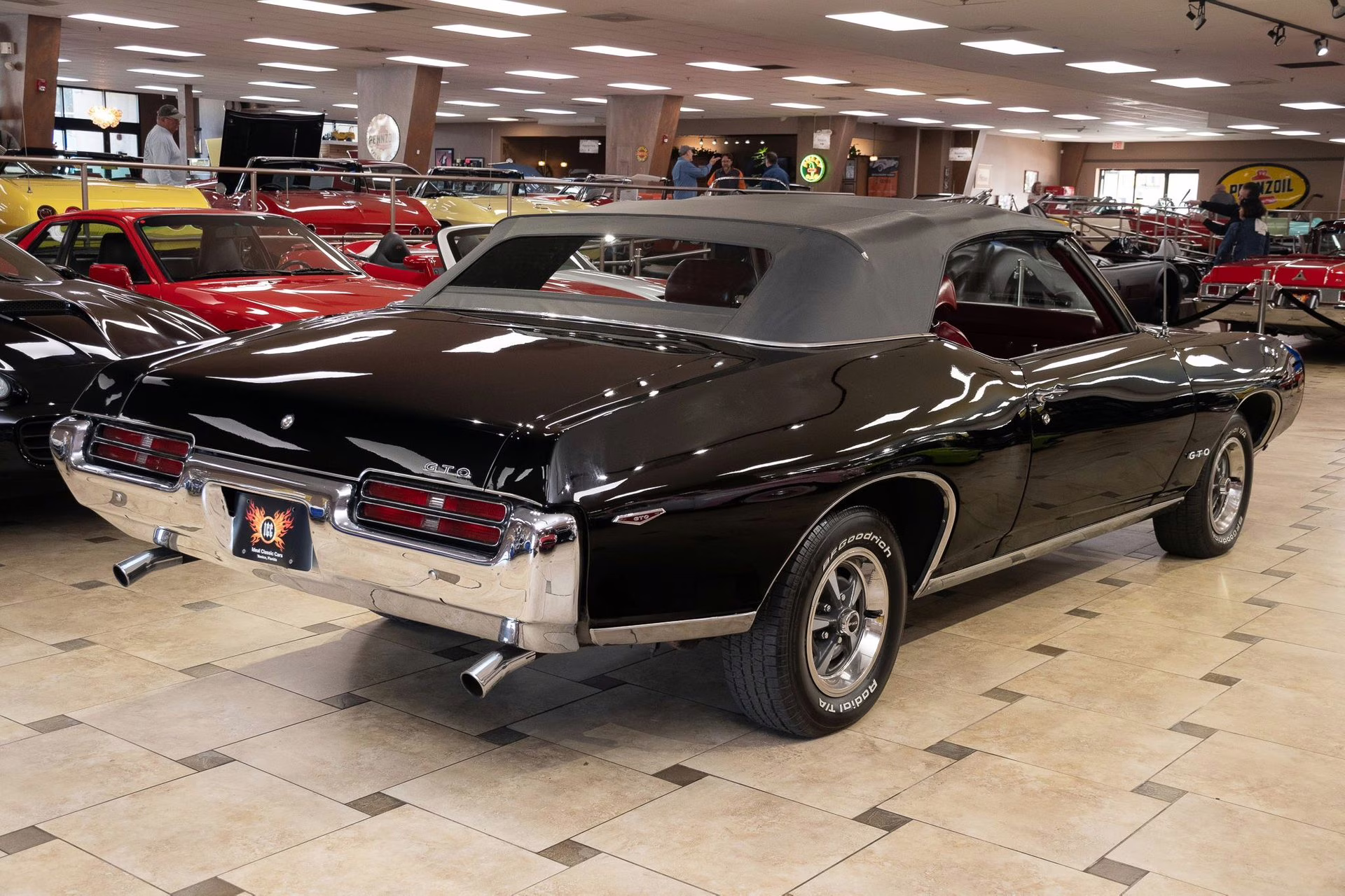 1969 Starlight Black Pontiac GTO