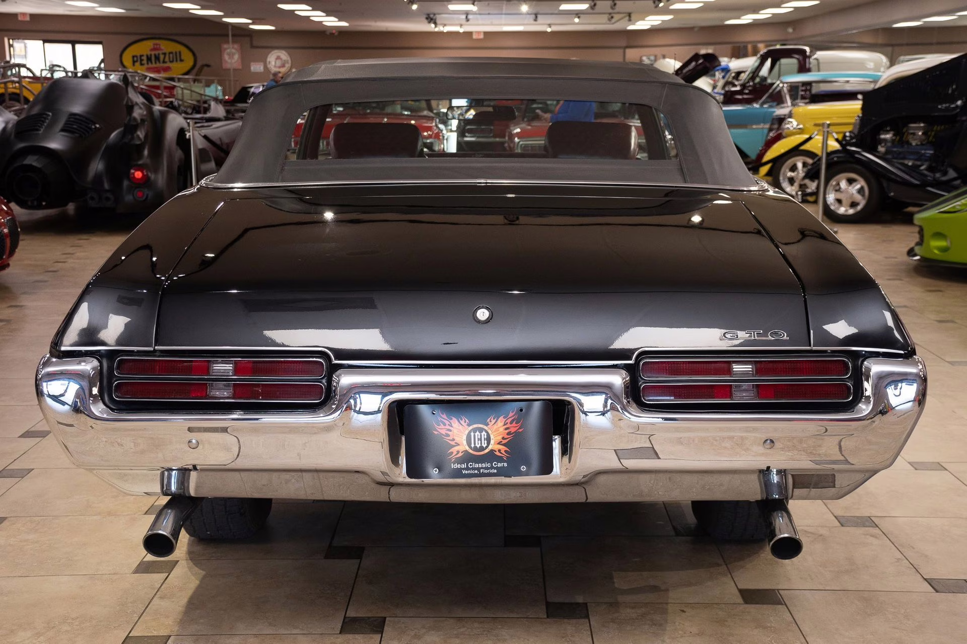 1969 Starlight Black Pontiac GTO