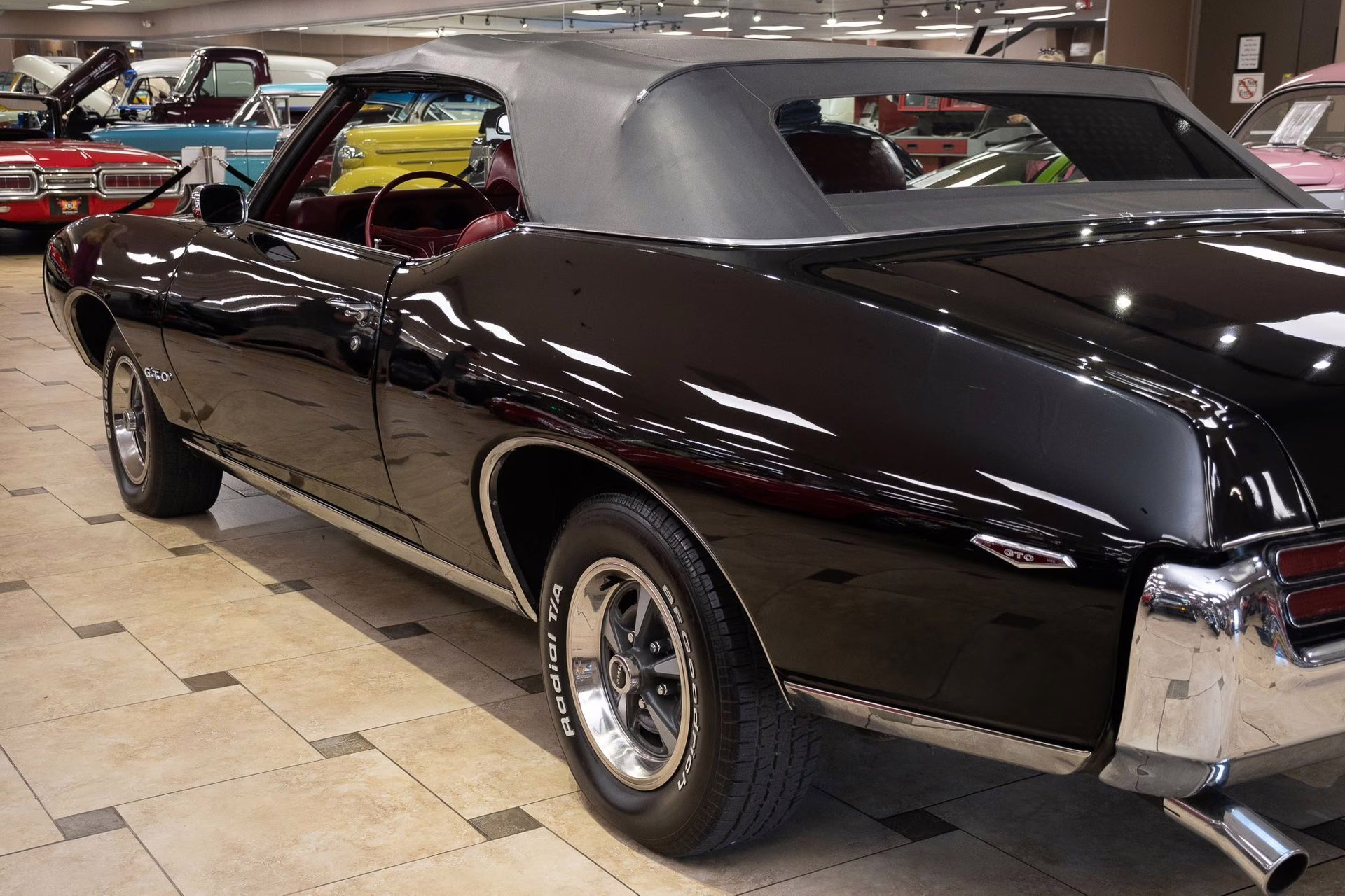 1969 Starlight Black Pontiac GTO