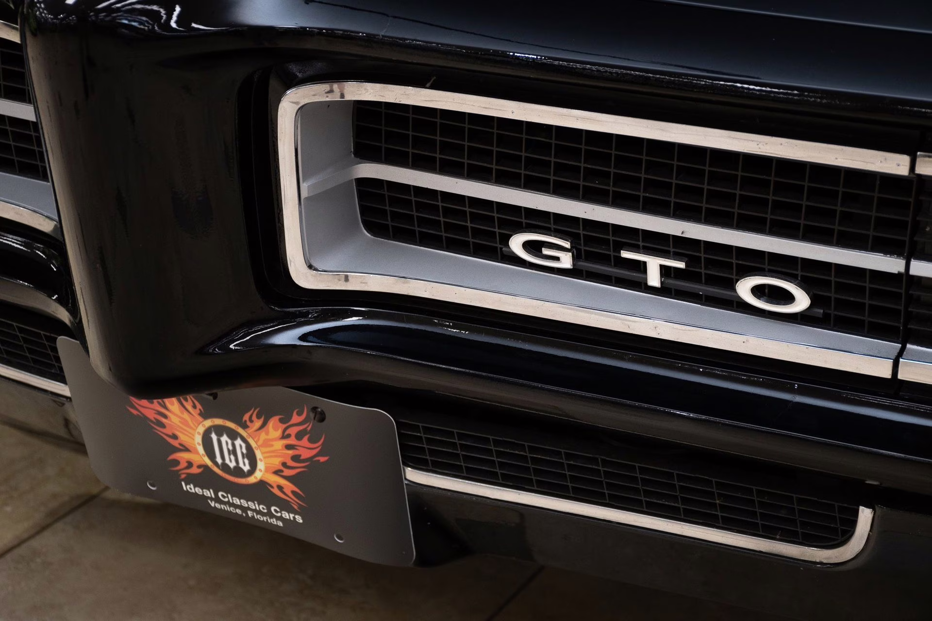 1969 Starlight Black Pontiac GTO