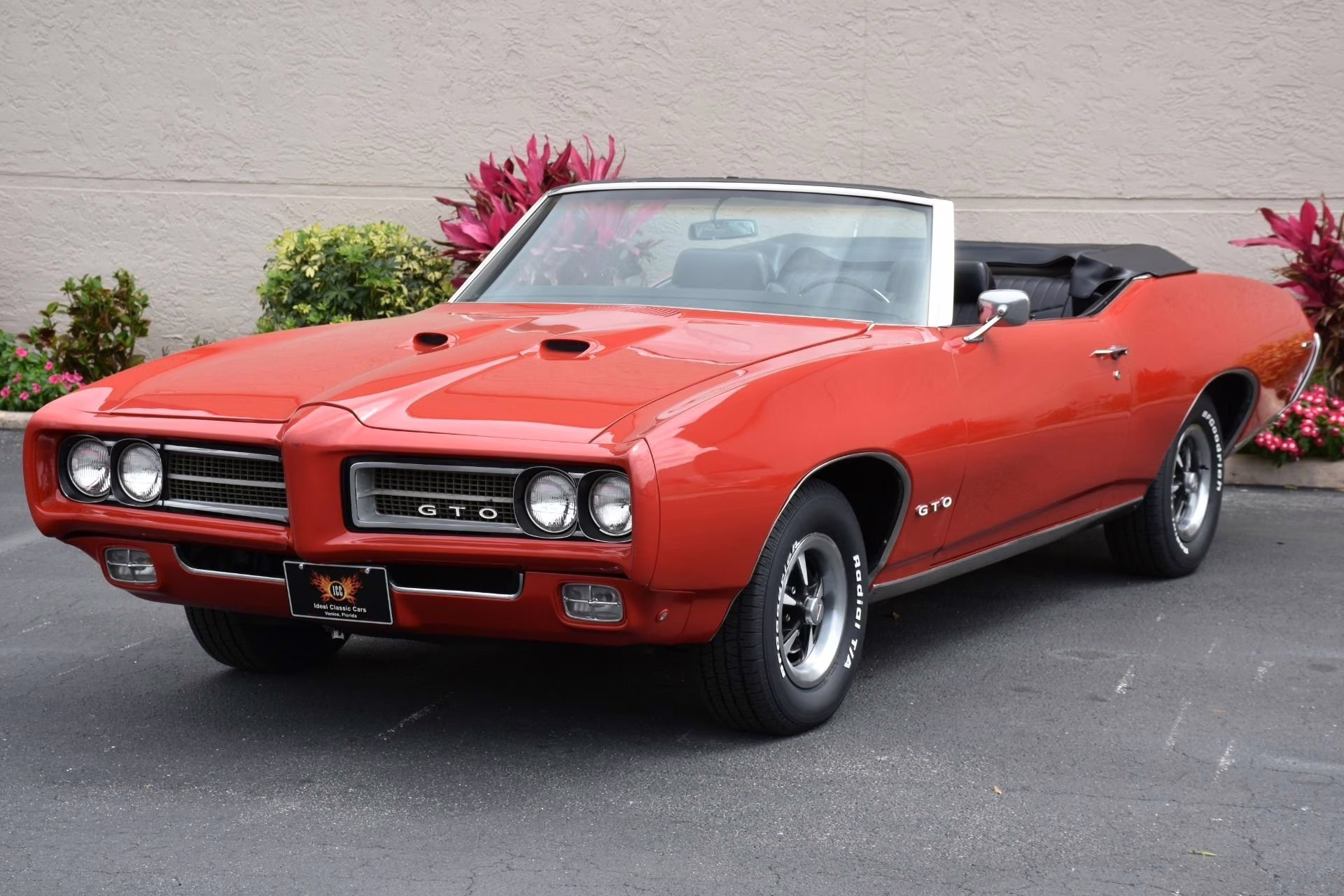 1969 Carousel Red Pontiac GTO