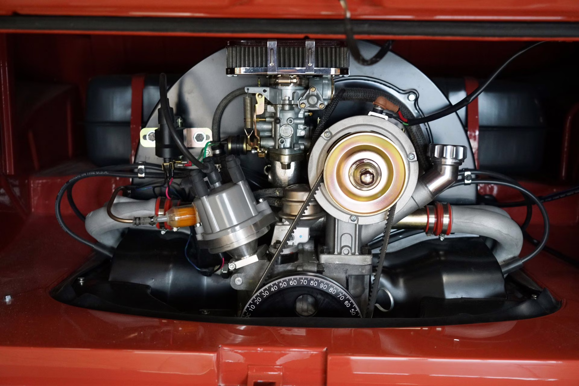 1964 Sealing Wax Red/Pearl White Volkswagen Type 2