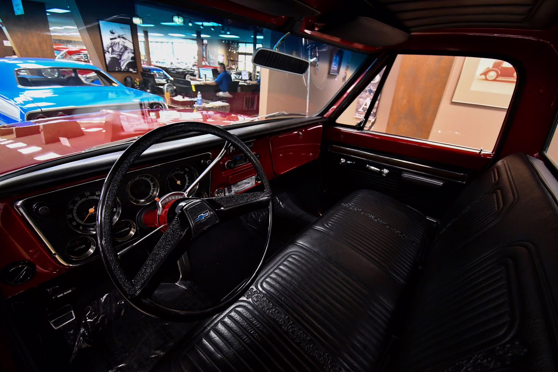 1970 Dark Red Metallic Chevrolet C-10