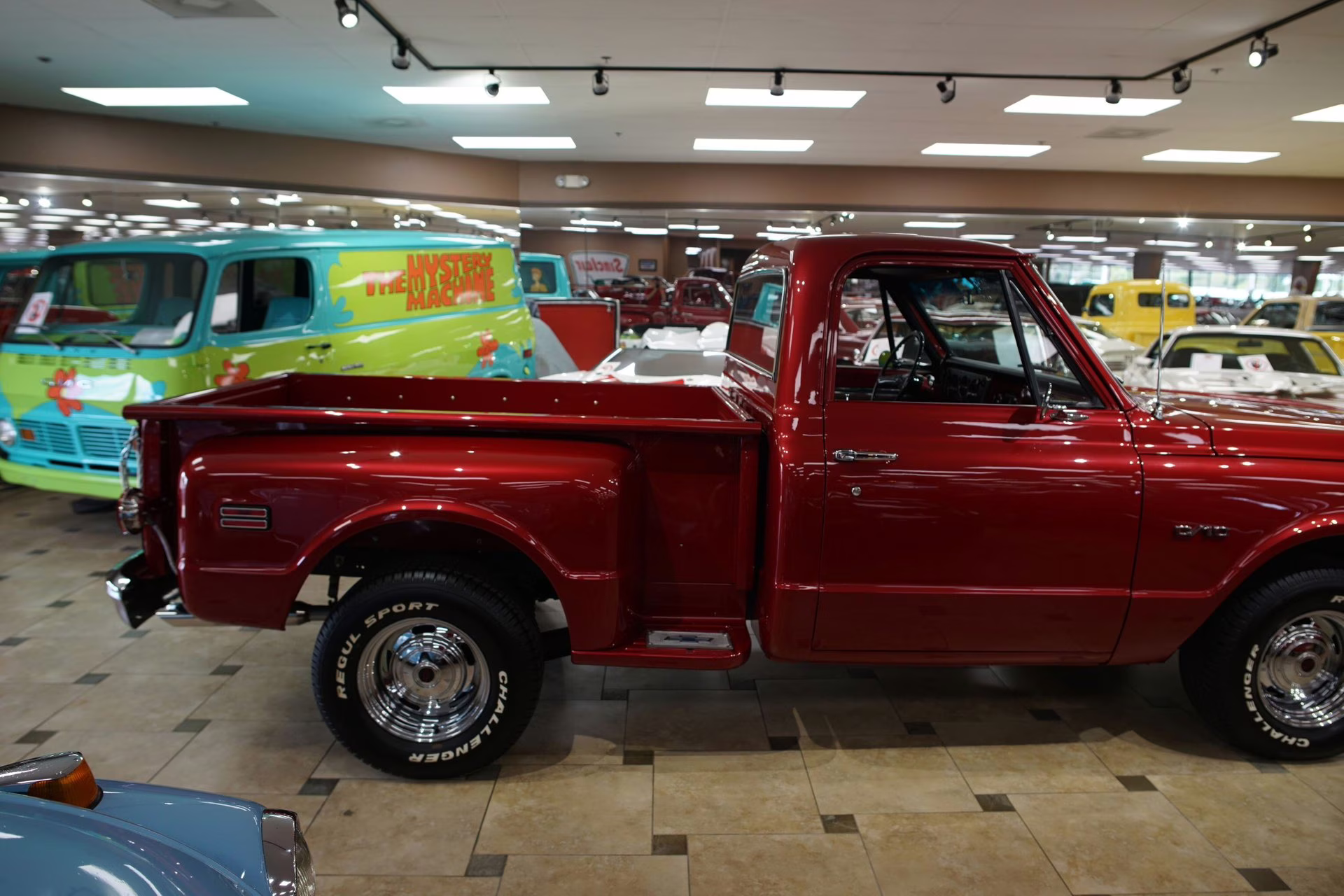 1970 Dark Red Metallic Chevrolet C-10