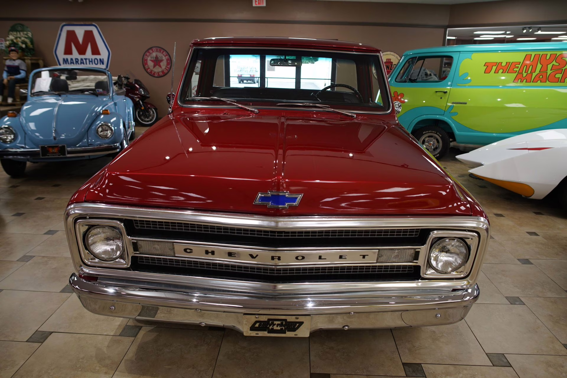 1970 Dark Red Metallic Chevrolet C-10