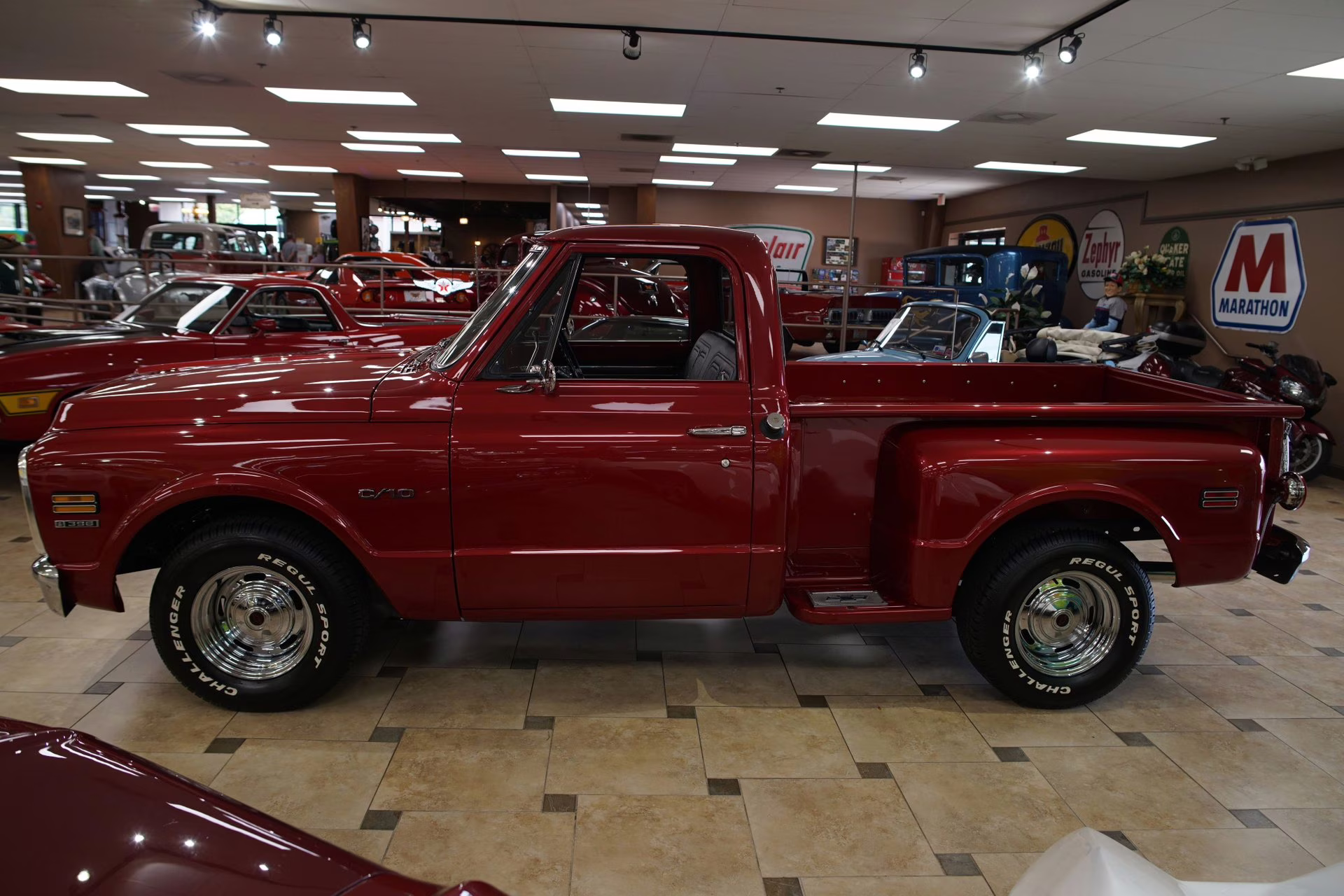 1970 Dark Red Metallic Chevrolet C-10
