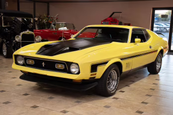 1972 Grabber Yellow Ford Mustang