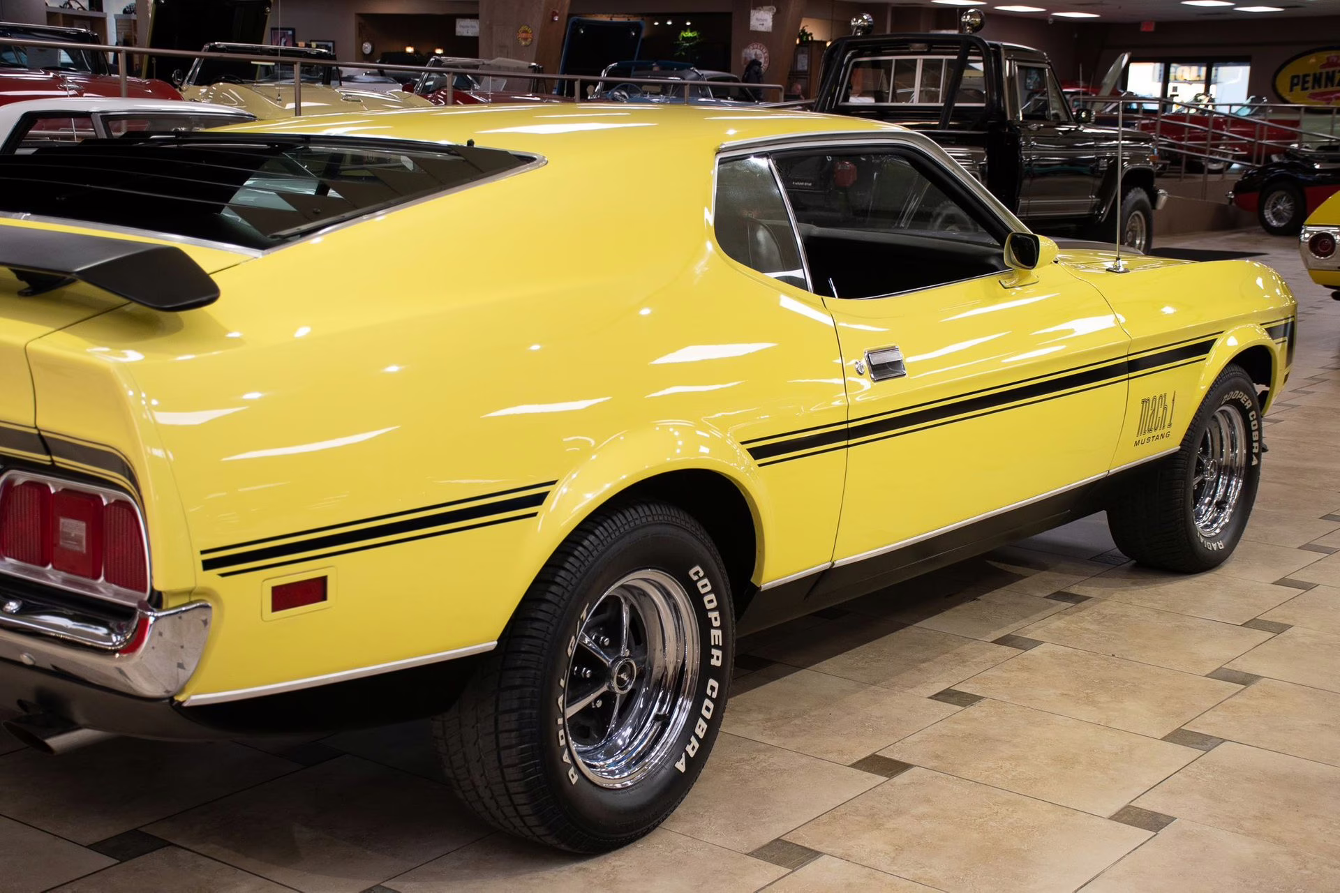 1972 Grabber Yellow Ford Mustang
