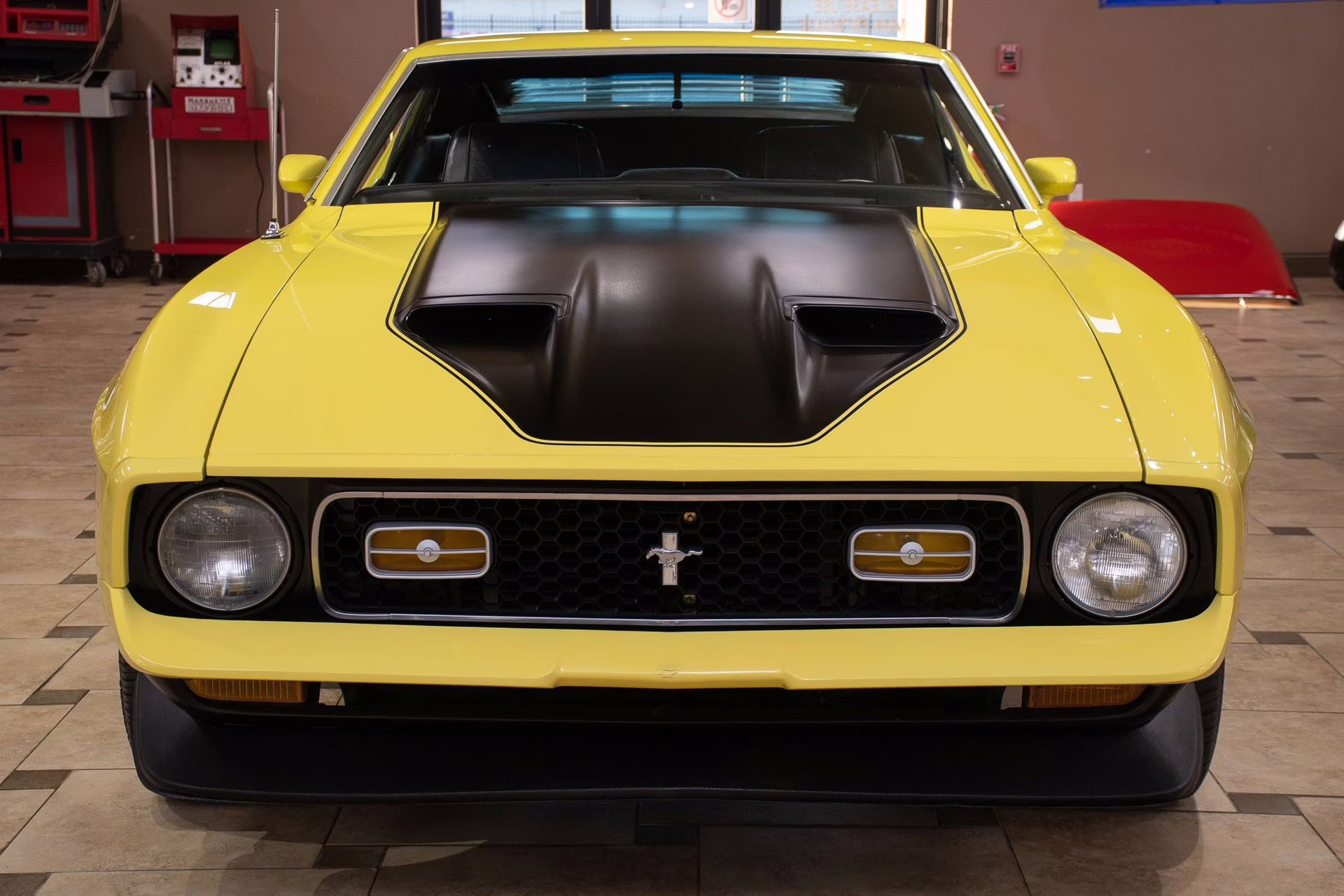 1972 Grabber Yellow Ford Mustang