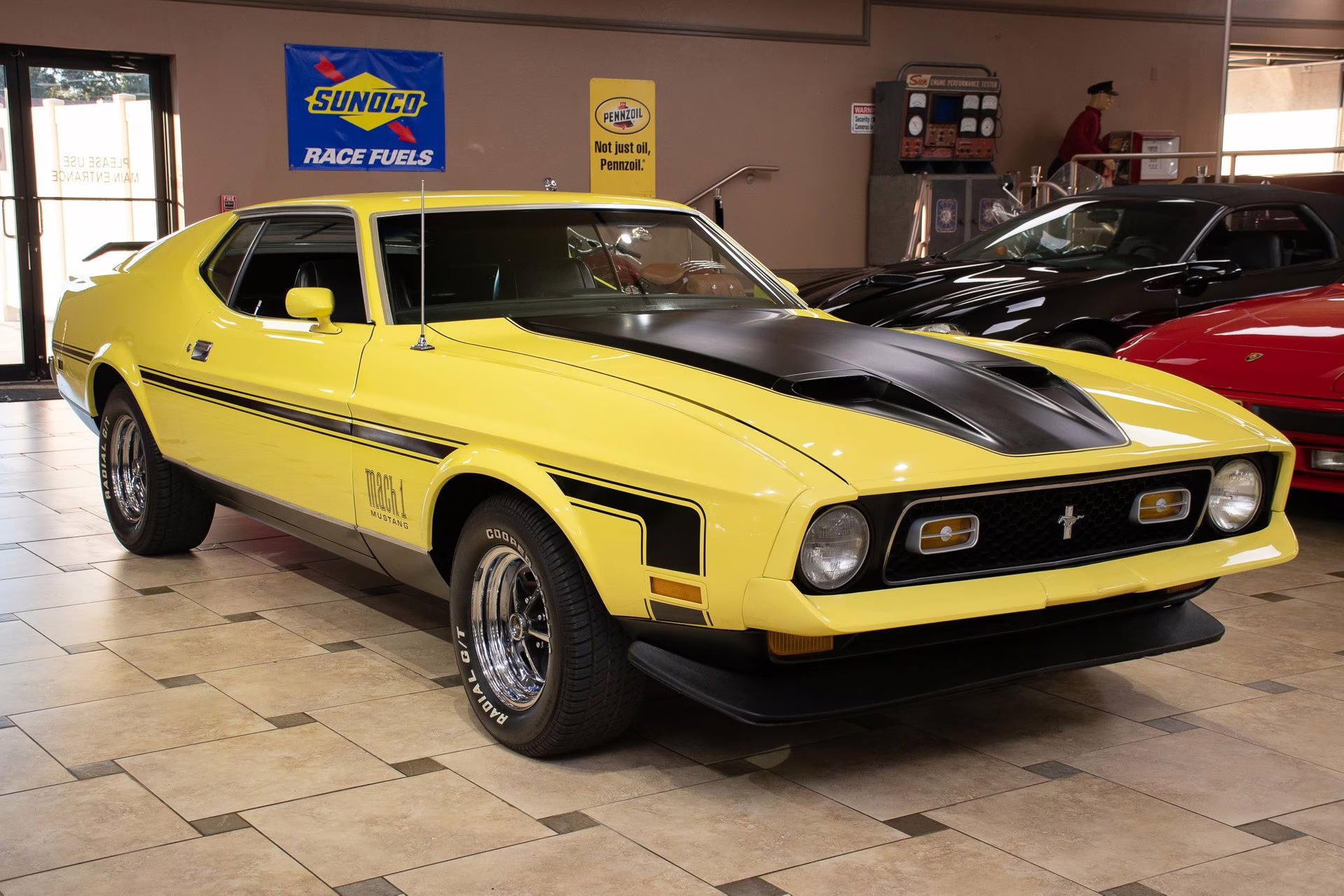 1972 Grabber Yellow Ford Mustang