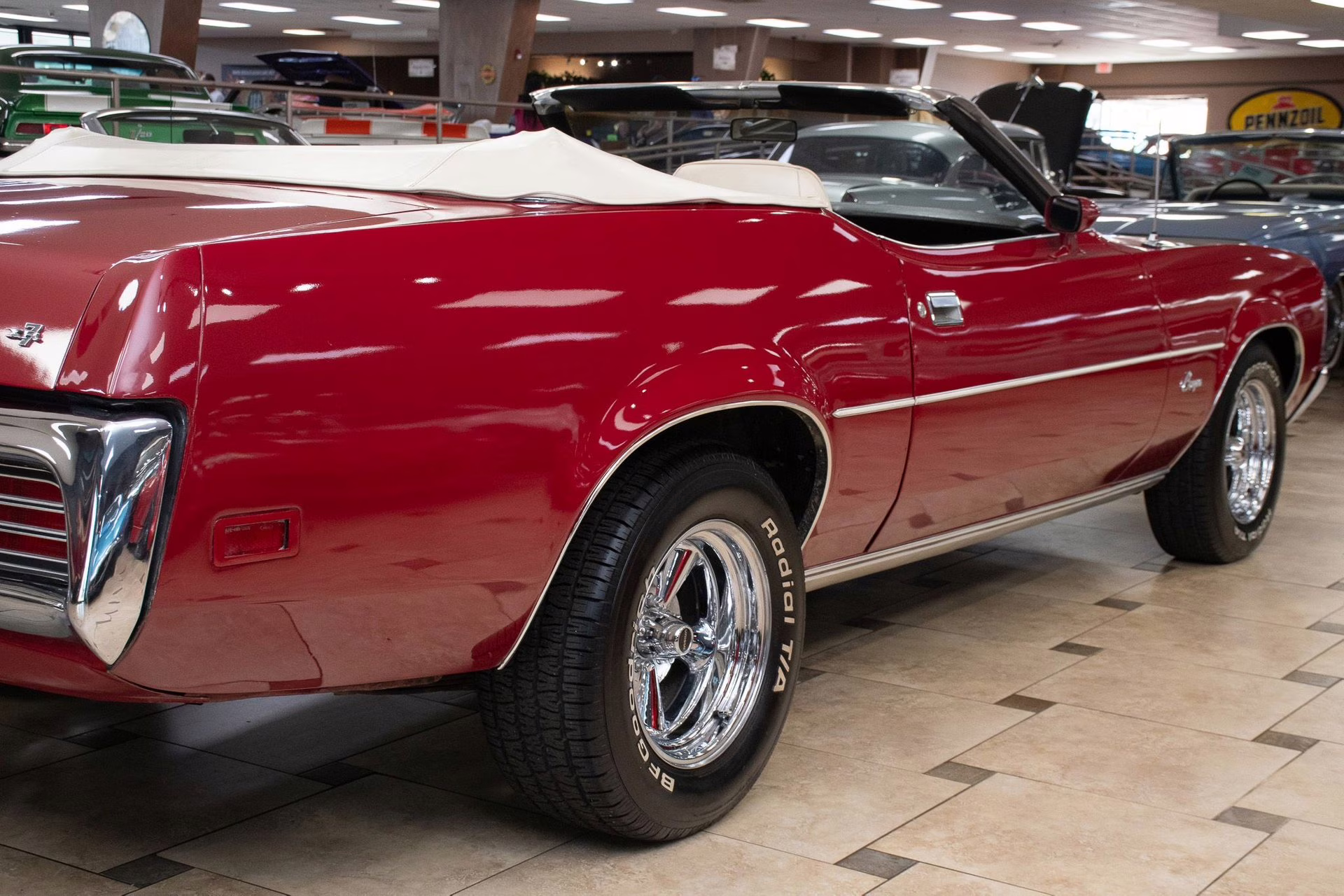 1972 Candyapple Red Mercury Cougar