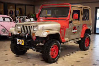 1989 Tan Jeep Wrangler