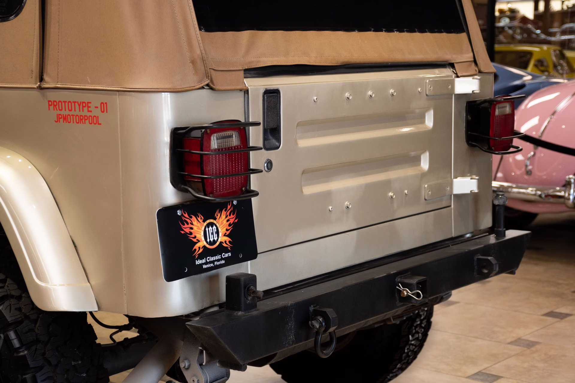 1989 Tan Jeep Wrangler