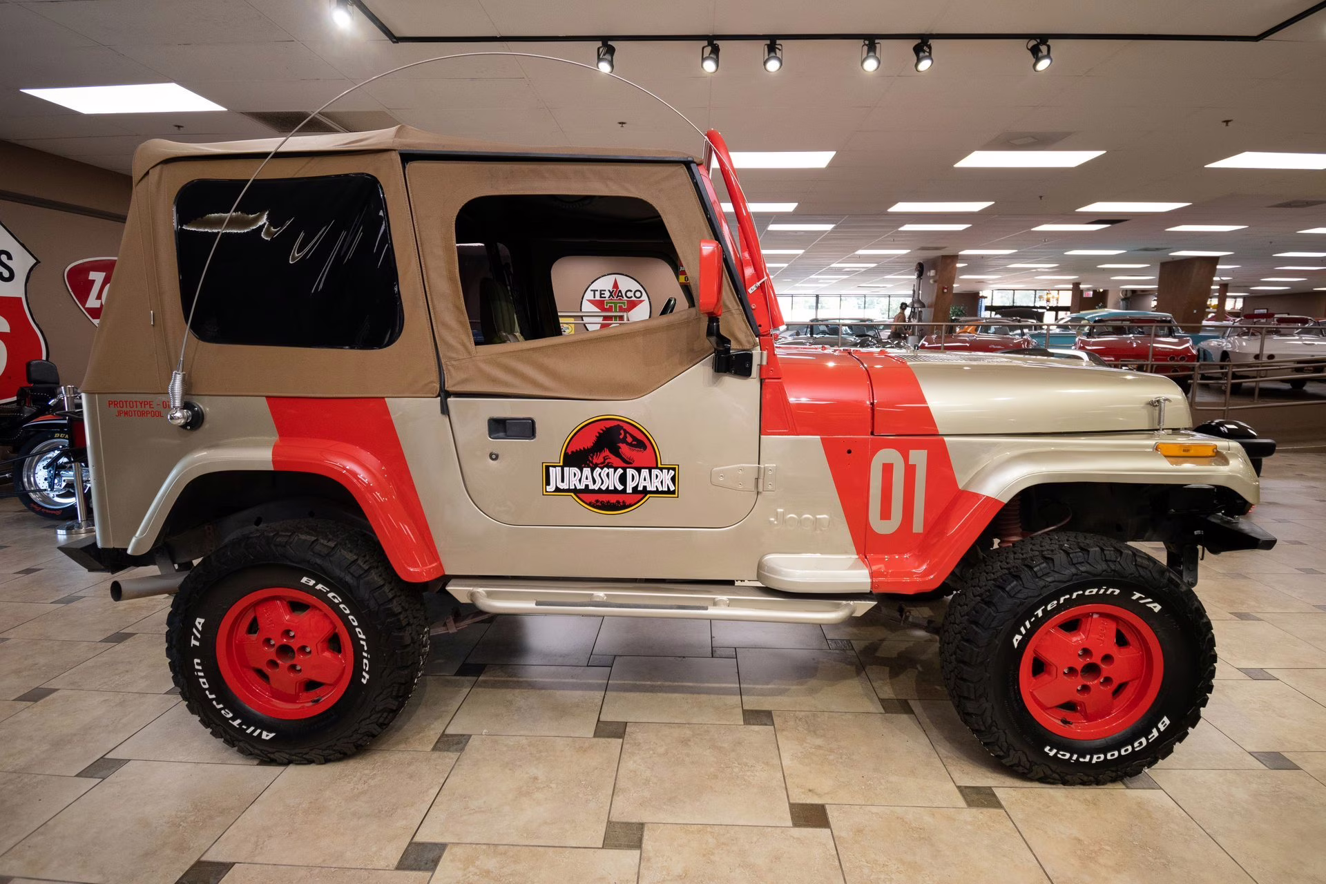 1989 Tan Jeep Wrangler