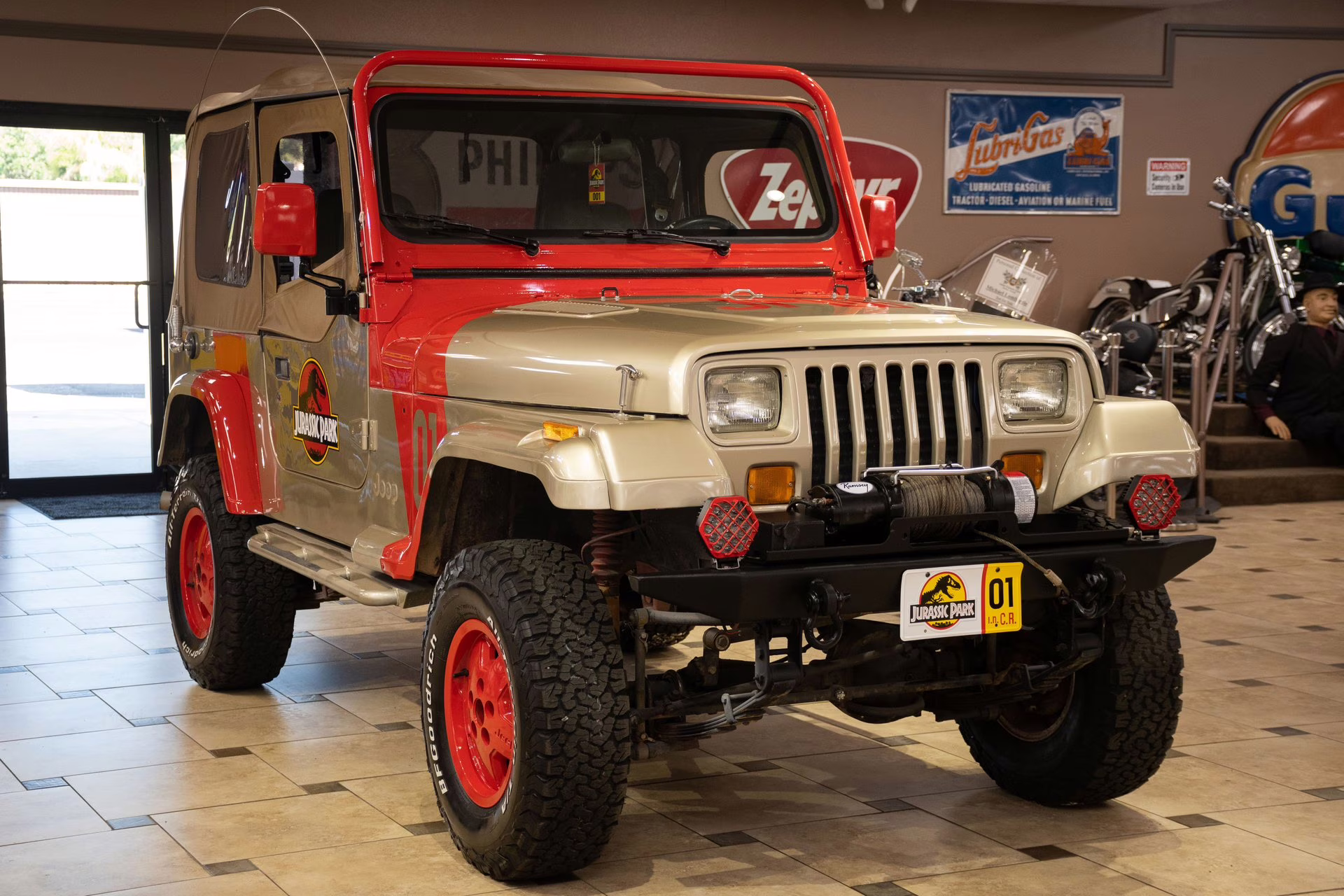 1989 Tan Jeep Wrangler