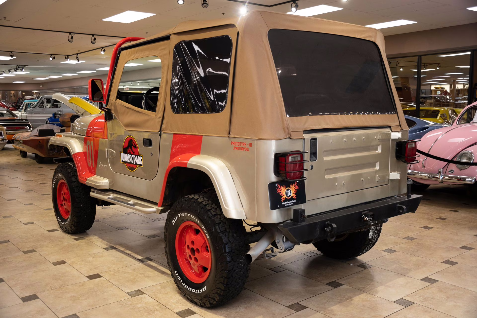 1989 Tan Jeep Wrangler