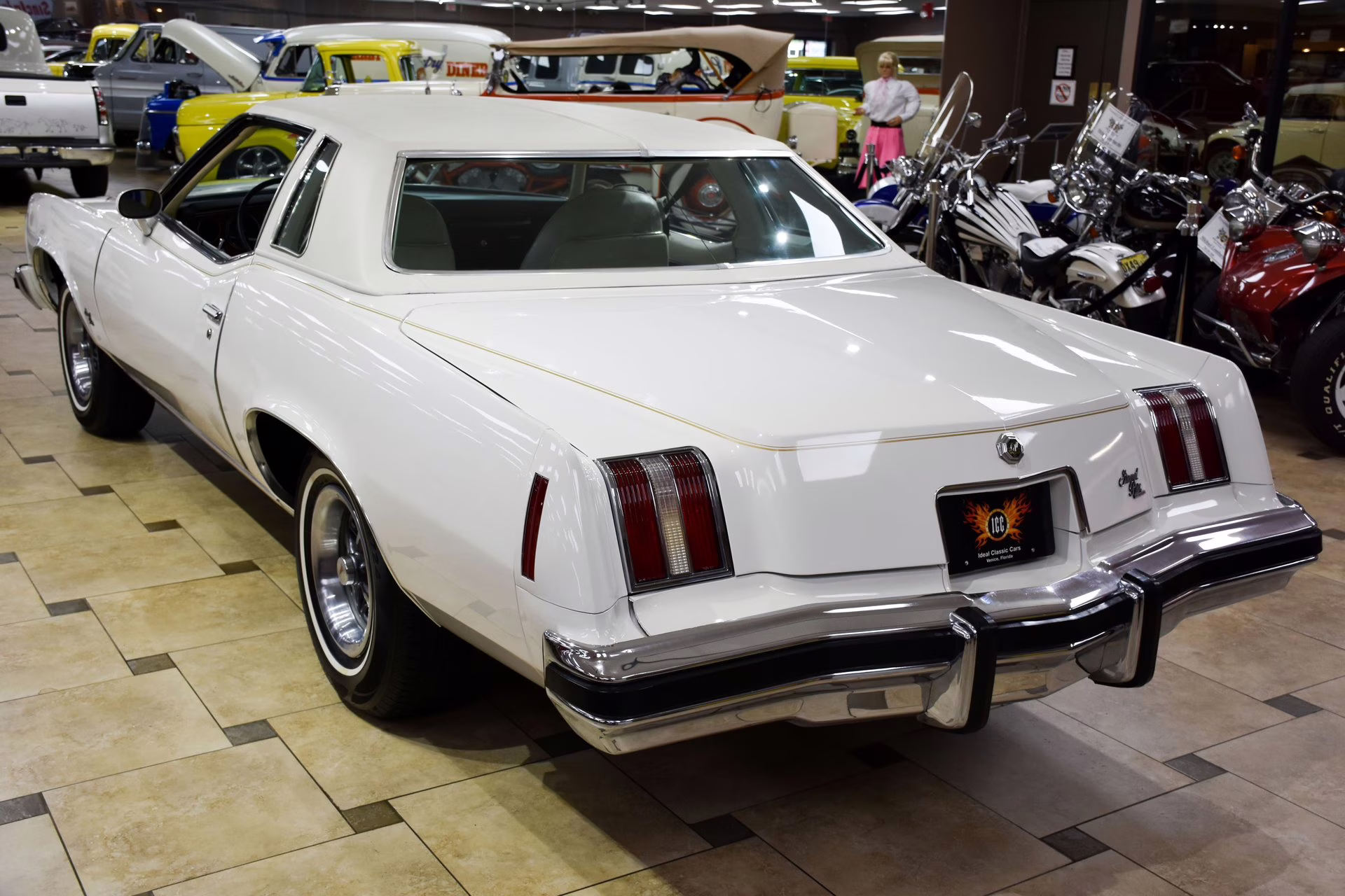 1974 Cameo White Pontiac Grand Prix