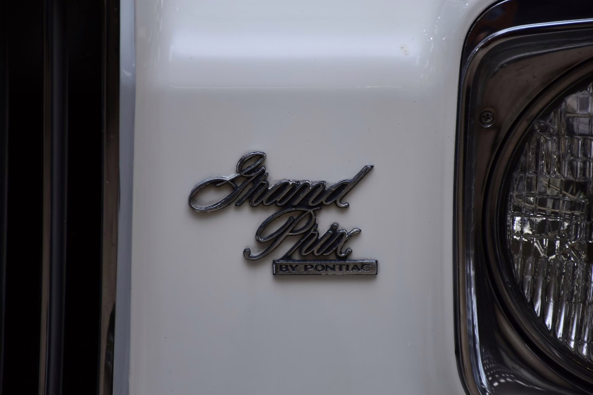 1974 Cameo White Pontiac Grand Prix