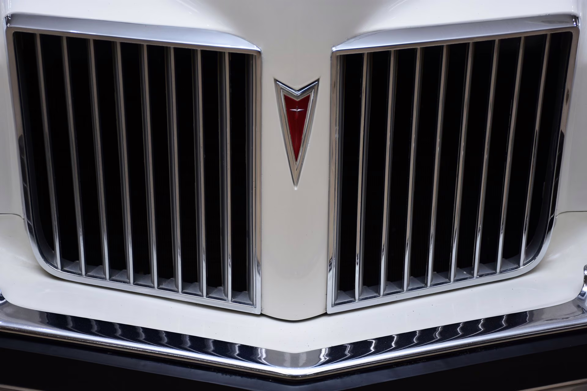 1974 Cameo White Pontiac Grand Prix