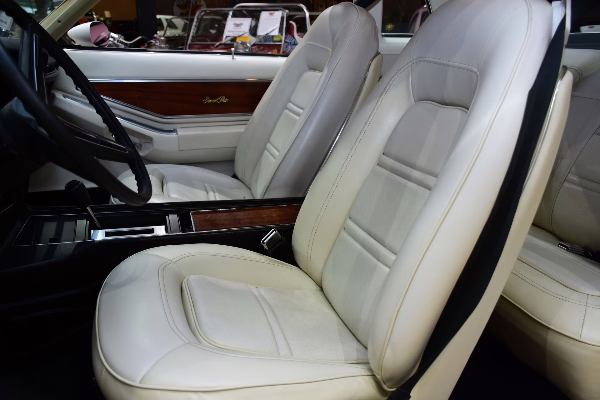 1974 Cameo White Pontiac Grand Prix