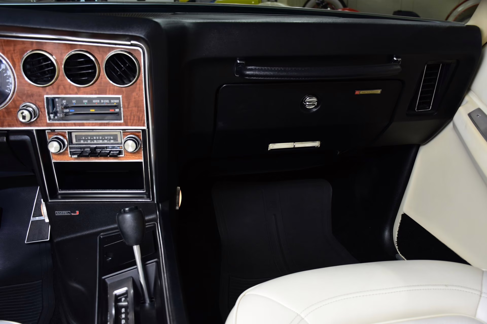 1974 Cameo White Pontiac Grand Prix