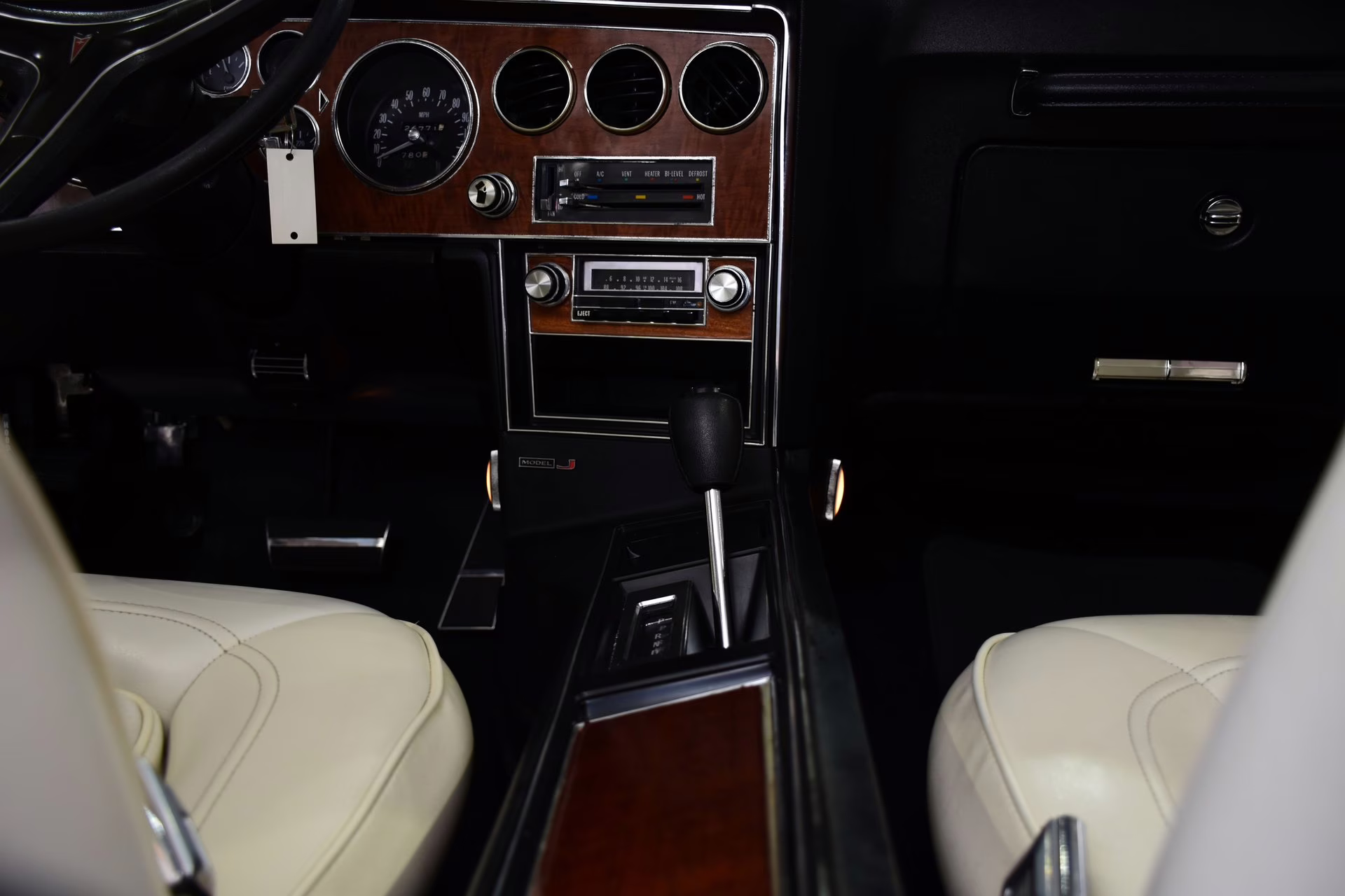 1974 Cameo White Pontiac Grand Prix