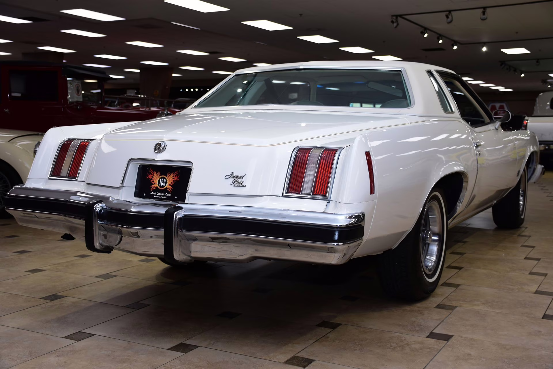 1974 Cameo White Pontiac Grand Prix