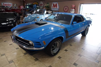1970 Grabber Blue Ford Mustang
