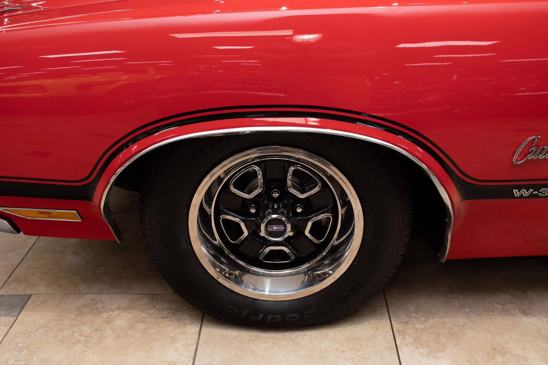 1970 Matador Red Oldsmobile Cutlass