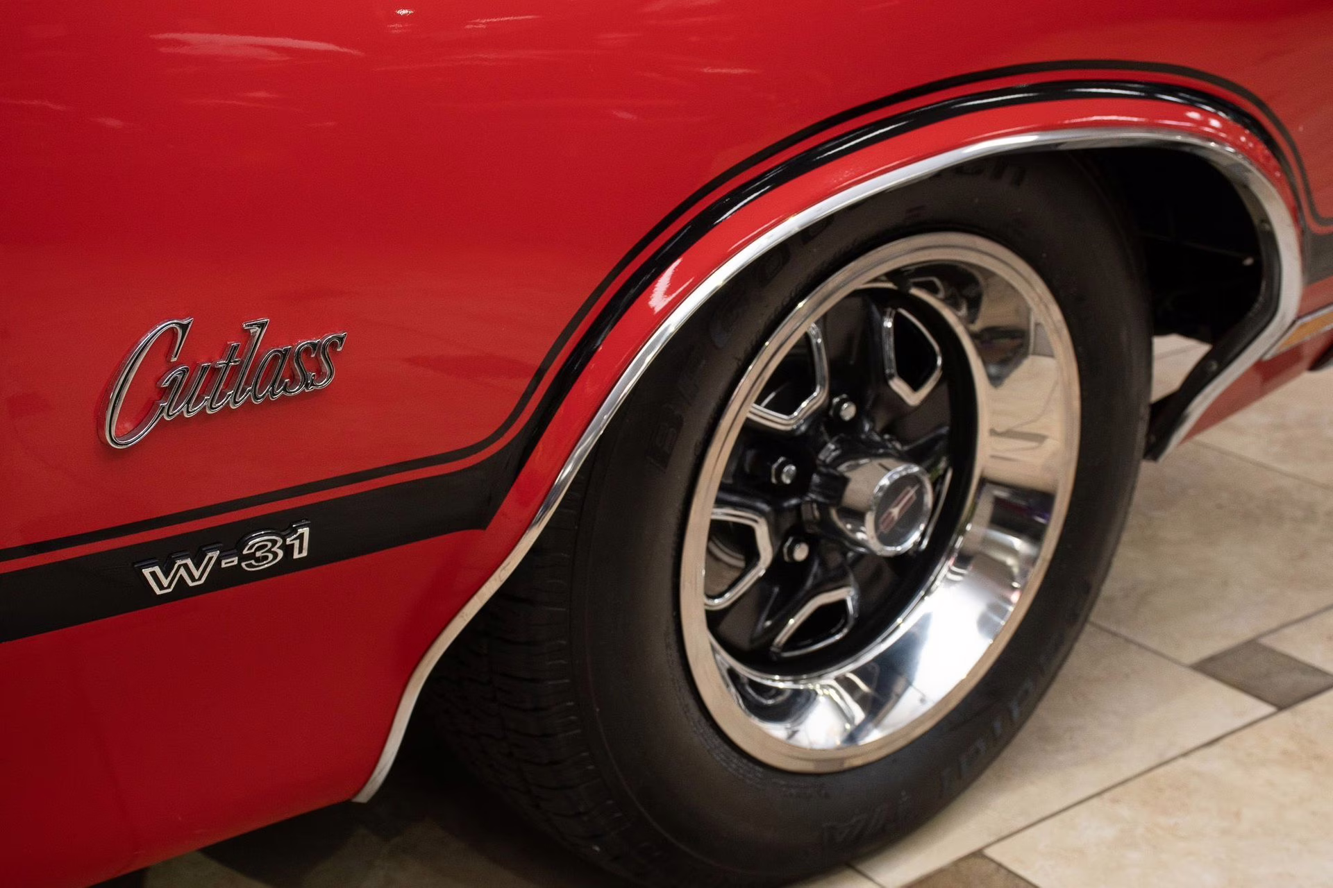 1970 Matador Red Oldsmobile Cutlass