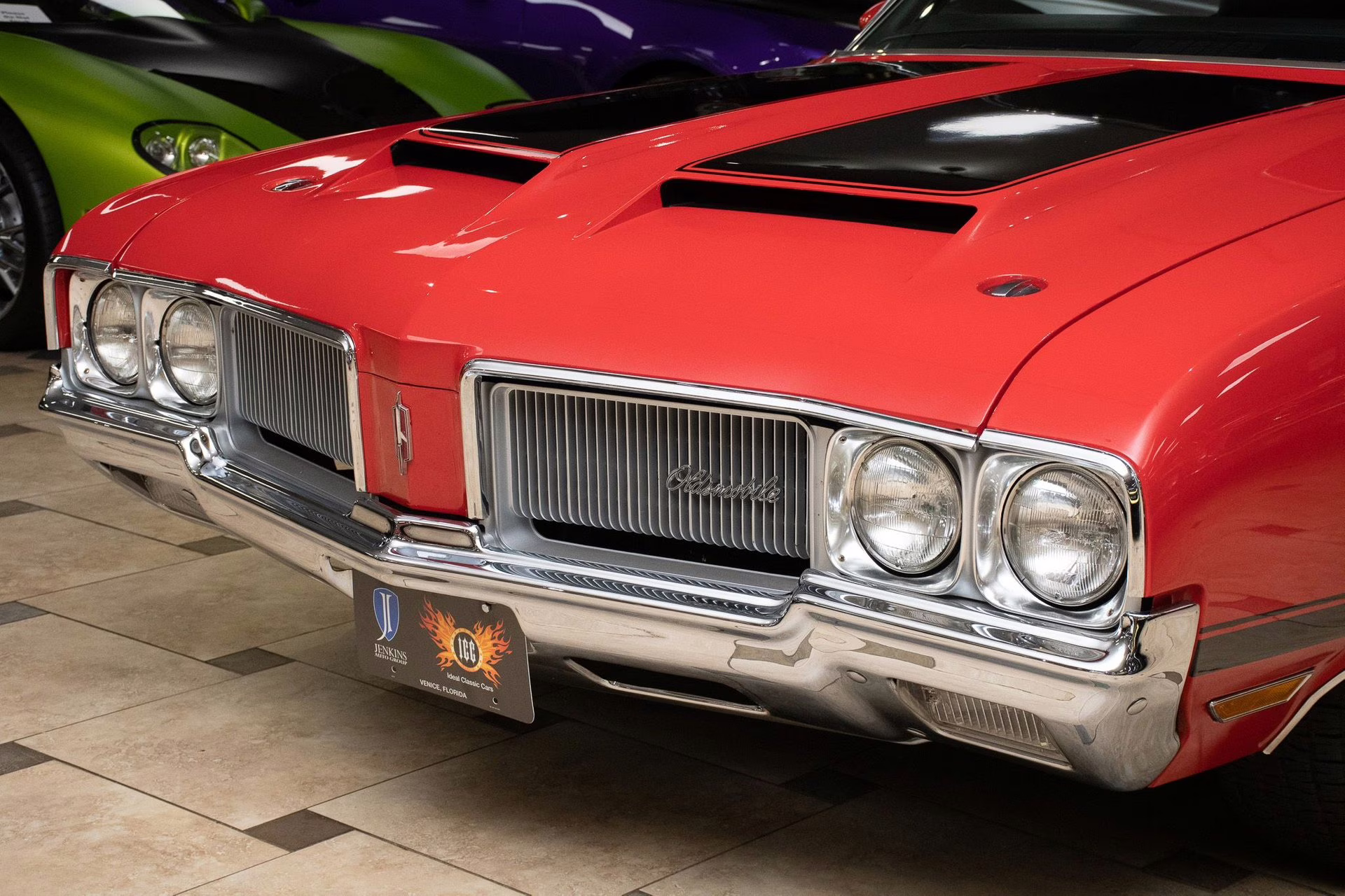 1970 Matador Red Oldsmobile Cutlass