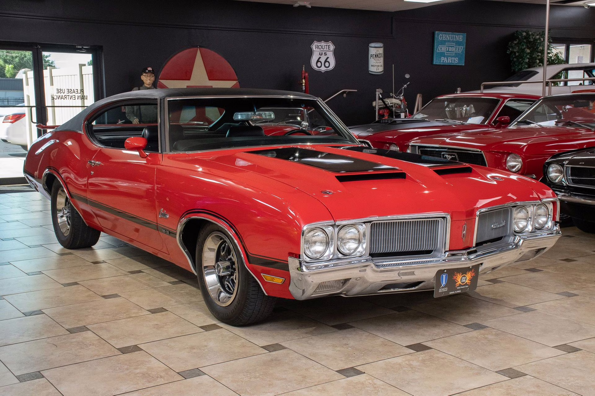 1970 Matador Red Oldsmobile Cutlass