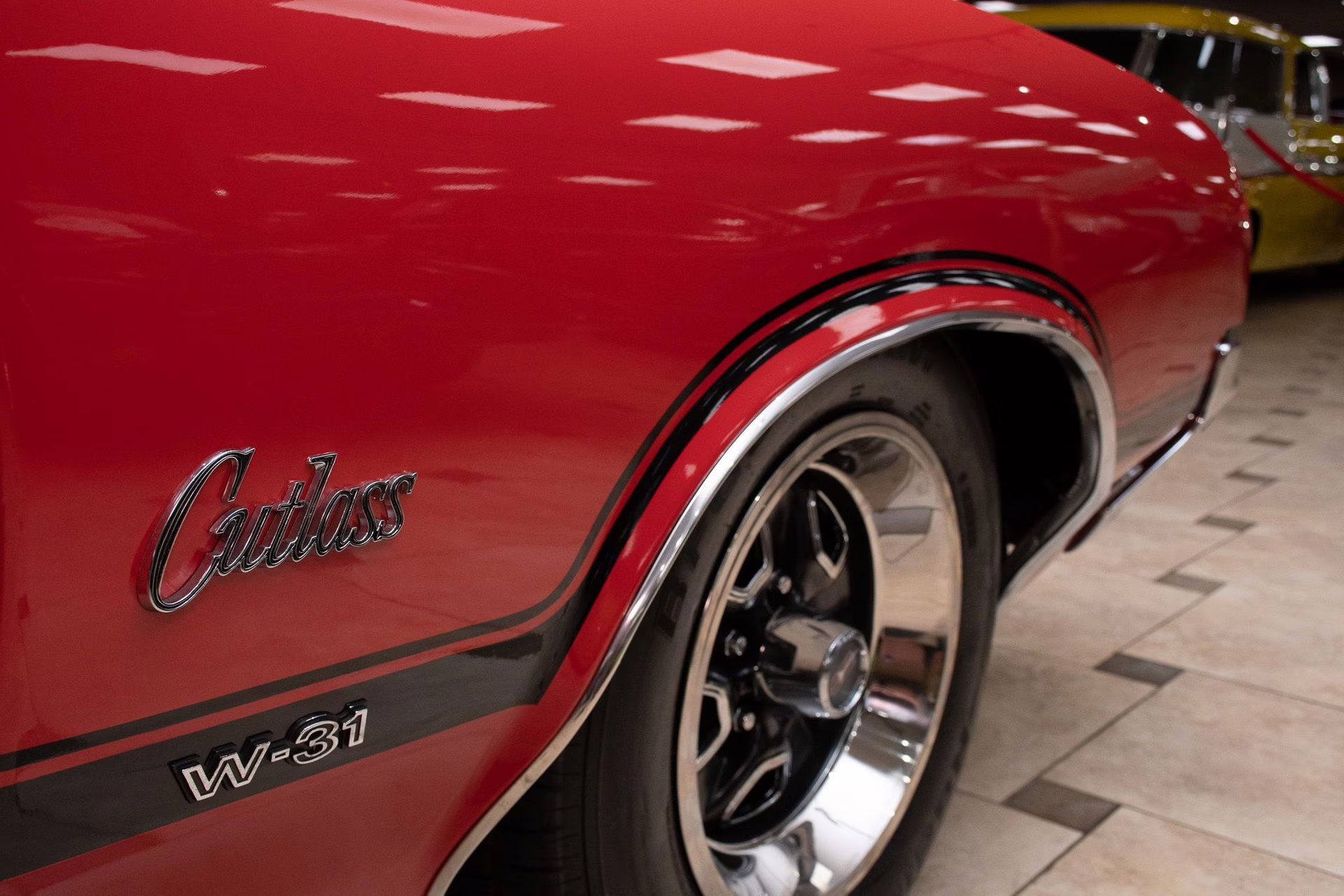 1970 Matador Red Oldsmobile Cutlass