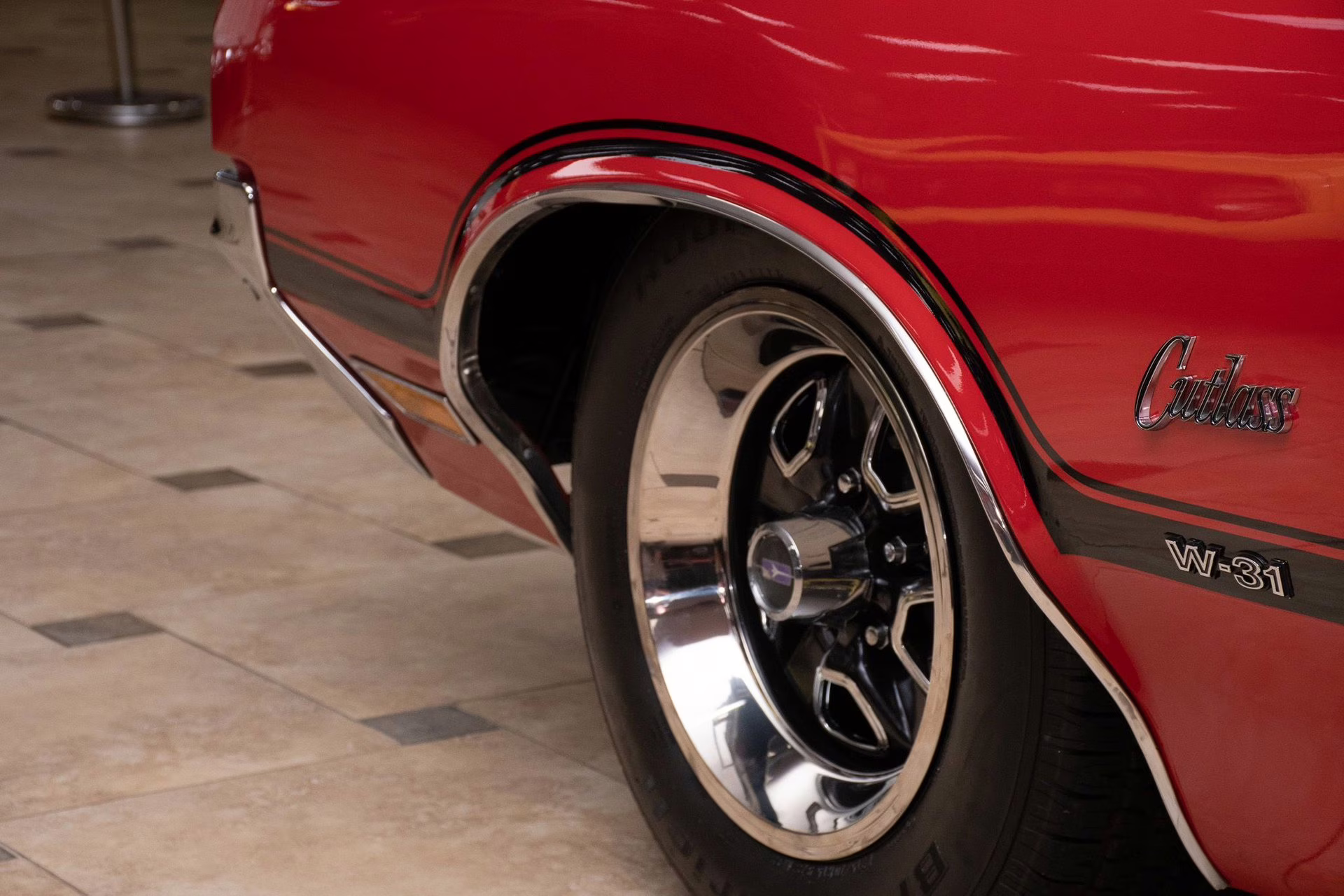 1970 Matador Red Oldsmobile Cutlass