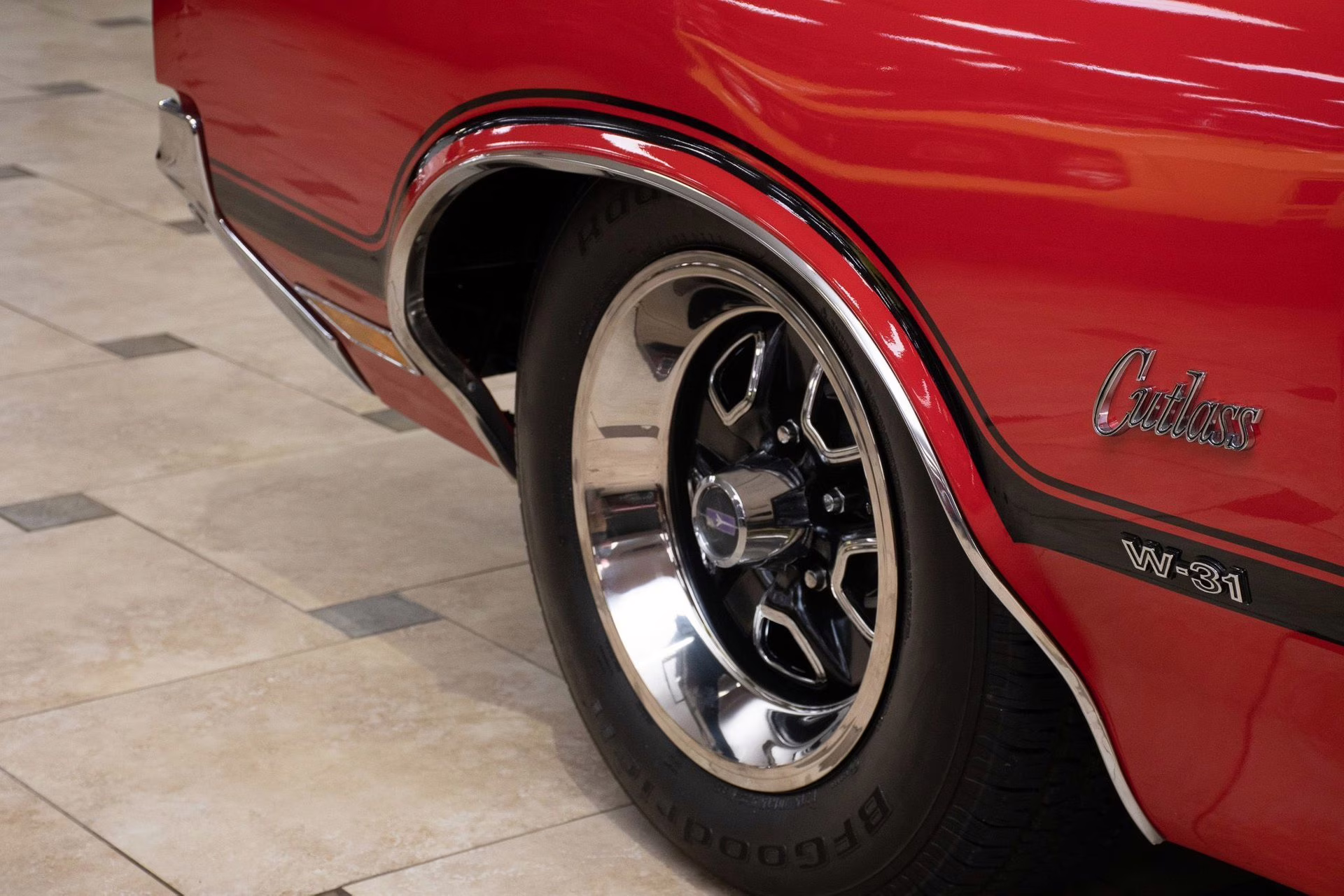1970 Matador Red Oldsmobile Cutlass