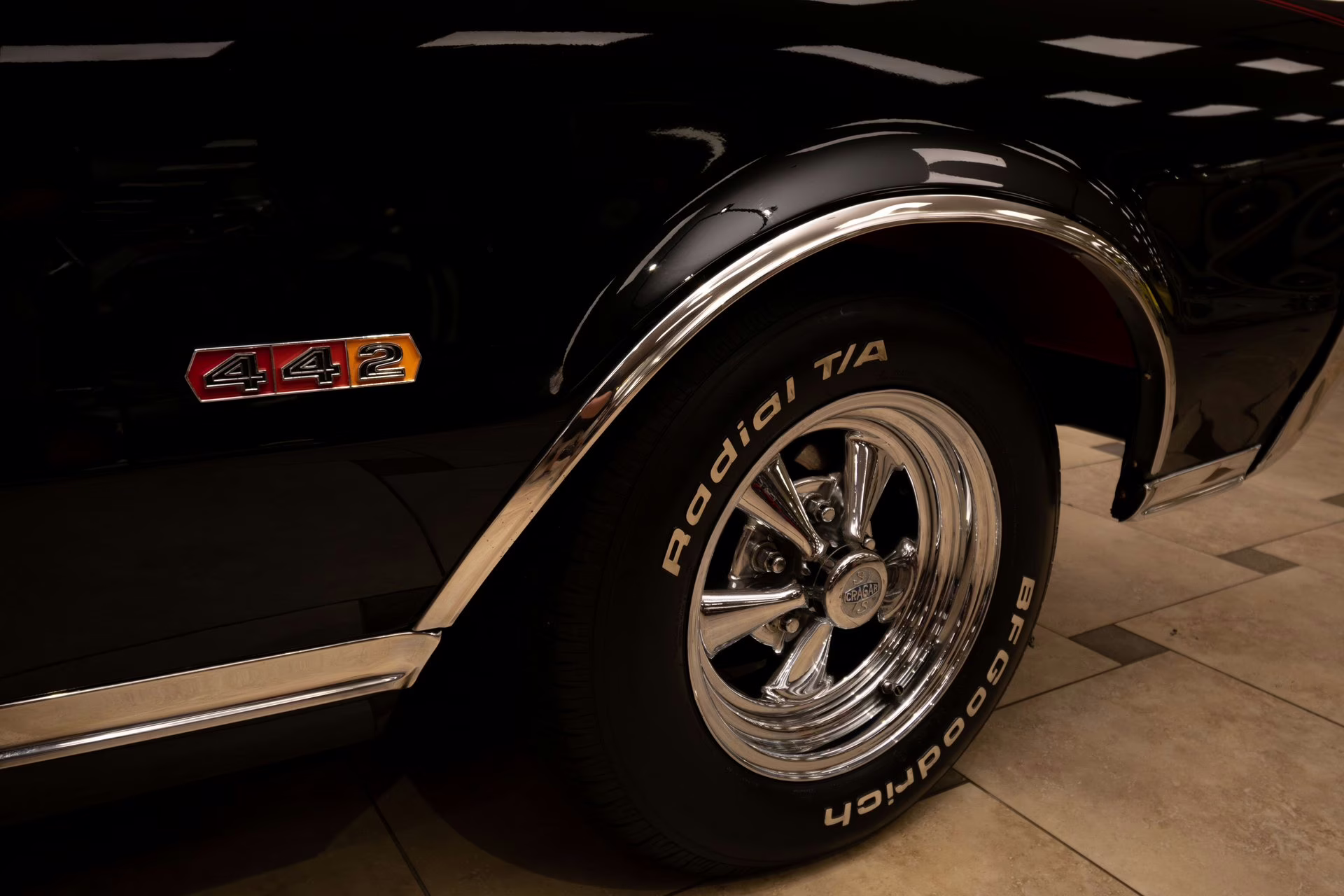 1967 Ebony Black Oldsmobile Cutlass