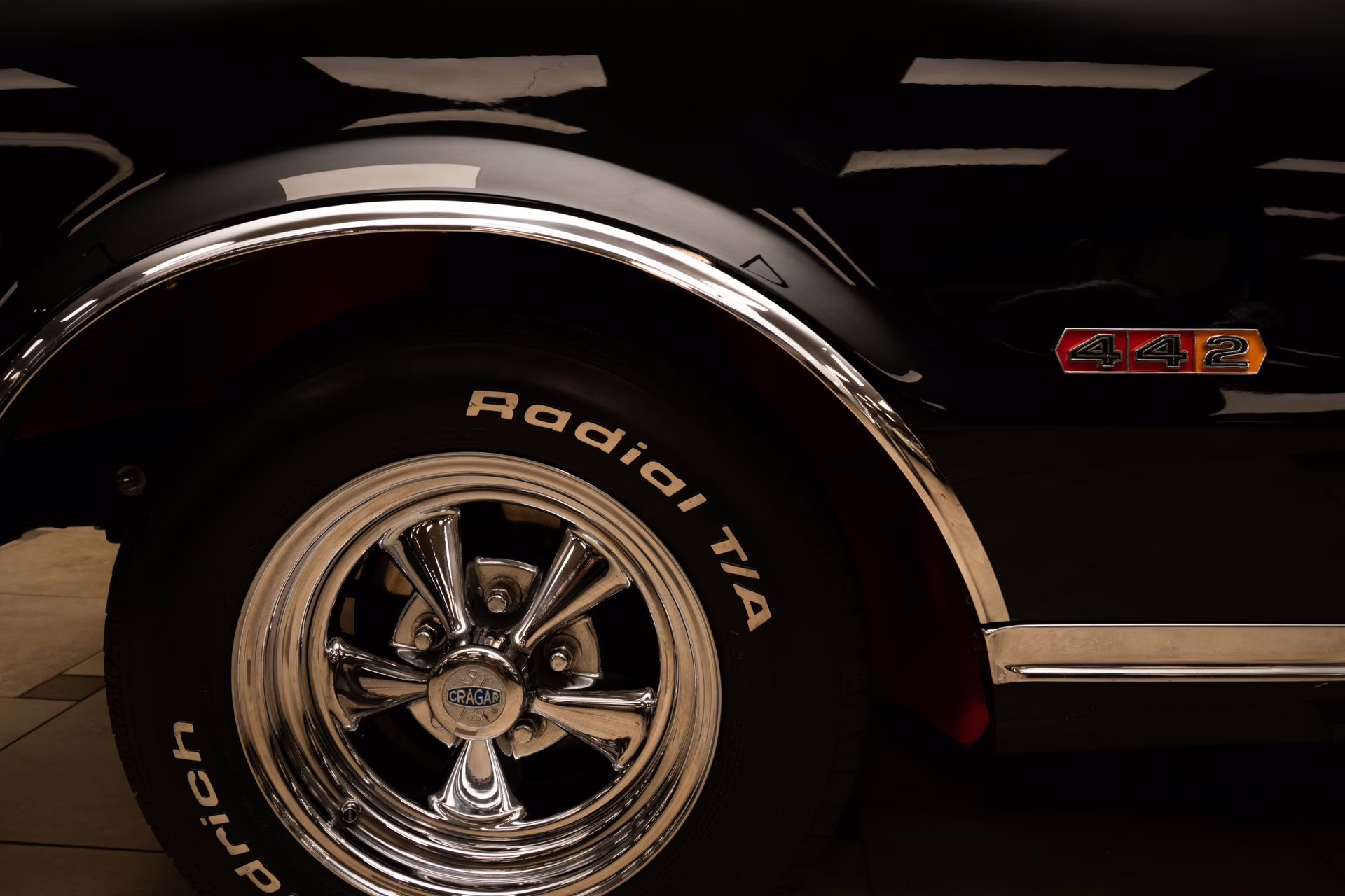 1967 Ebony Black Oldsmobile Cutlass