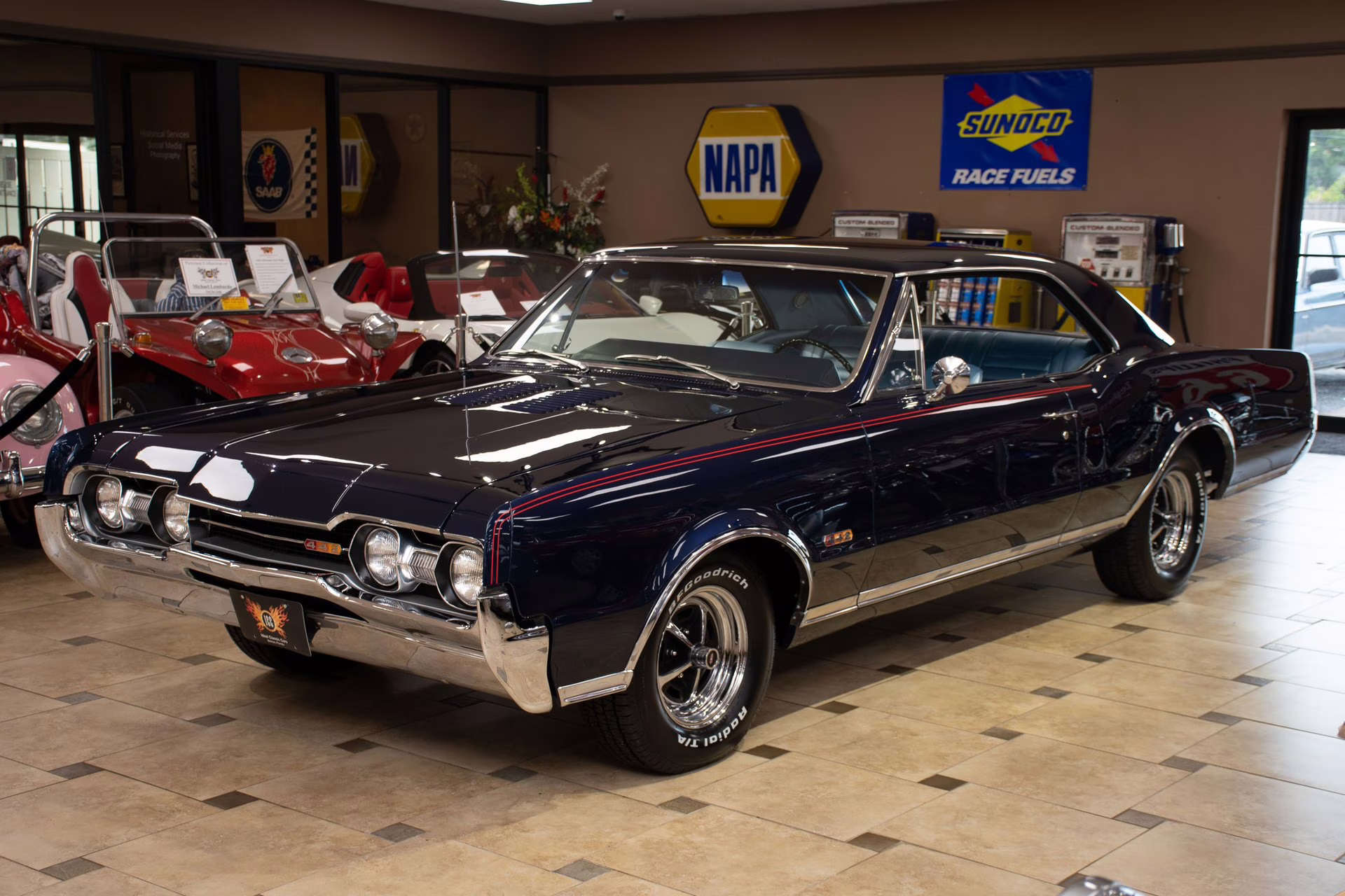 1967 Midnight Blue Oldsmobile Cutlass